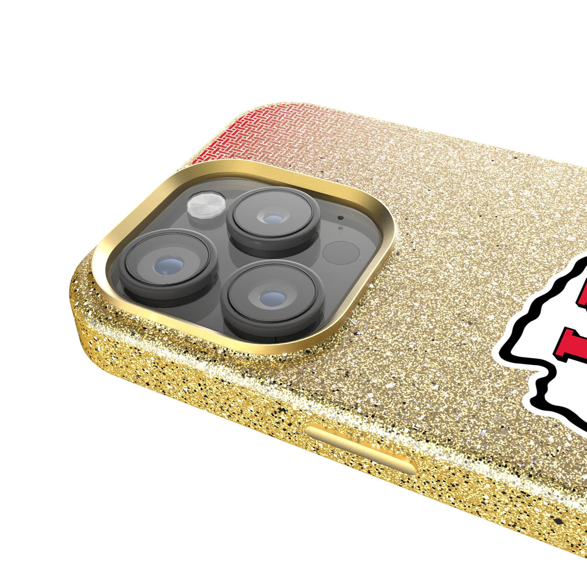 Kansas City Chiefs Linen Bling Phone Case for Apple iPhone 4