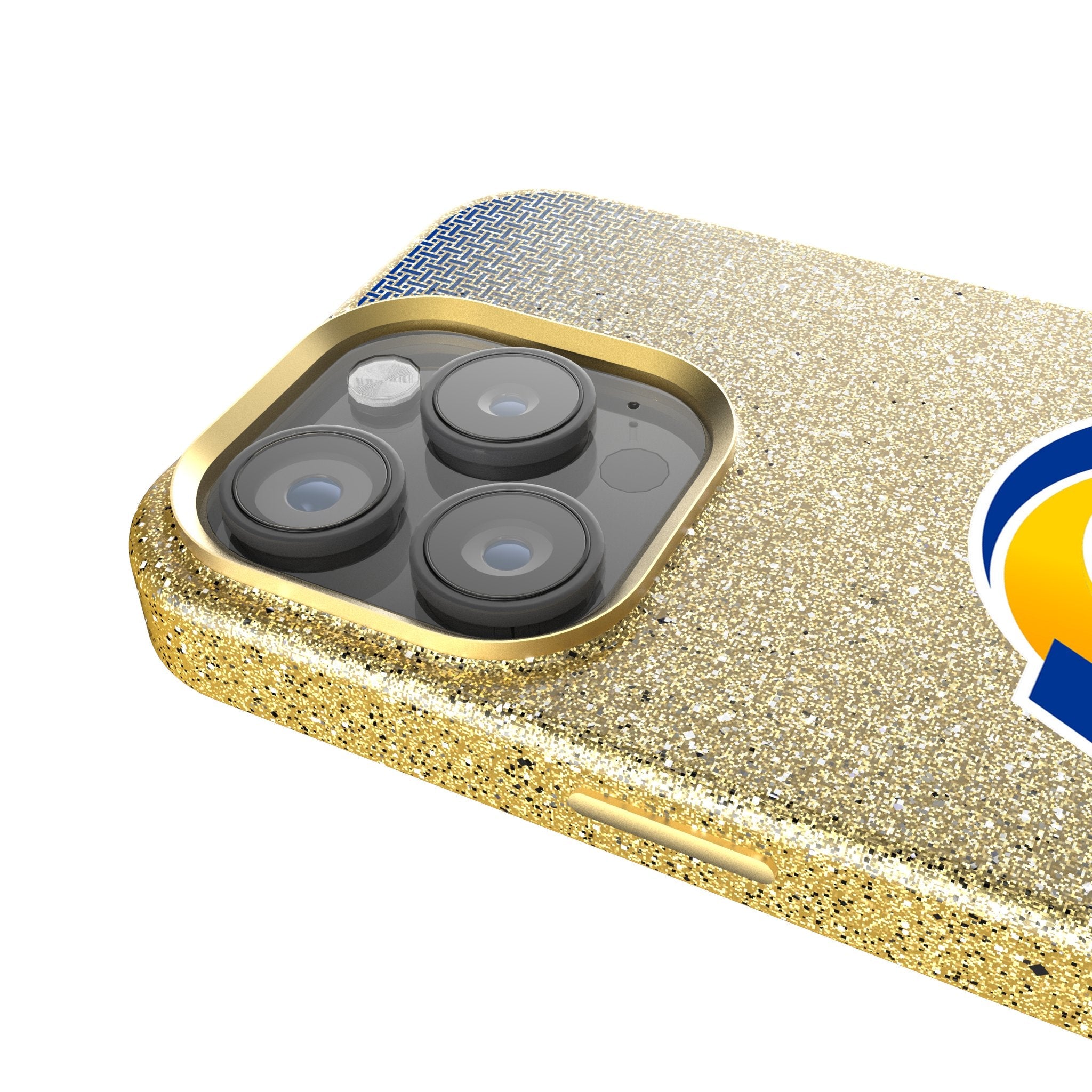 Los Angeles Rams Linen Bling Phone Case for Apple iPhone 4