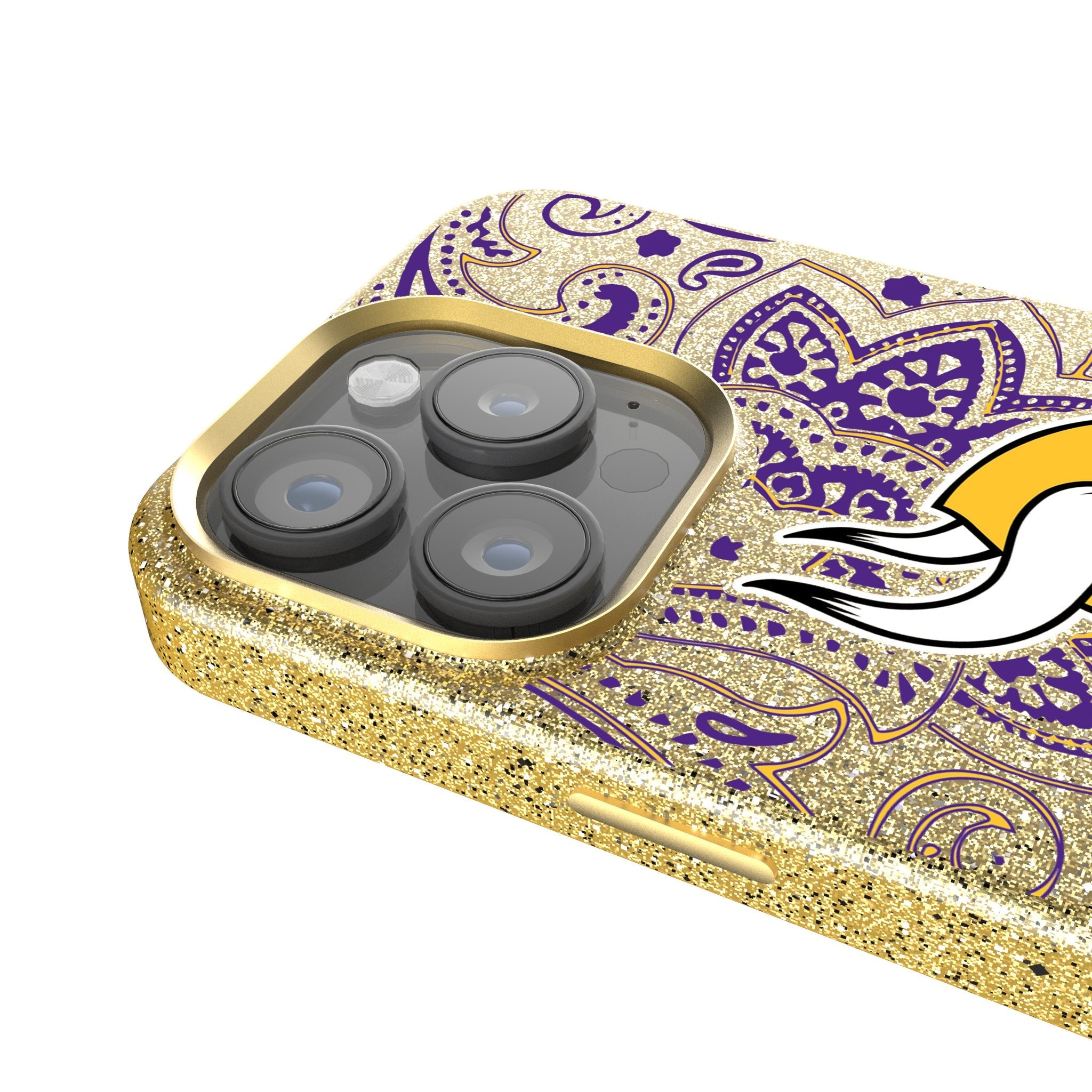 Minnesota Vikings Paisley Bling Phone Case 4