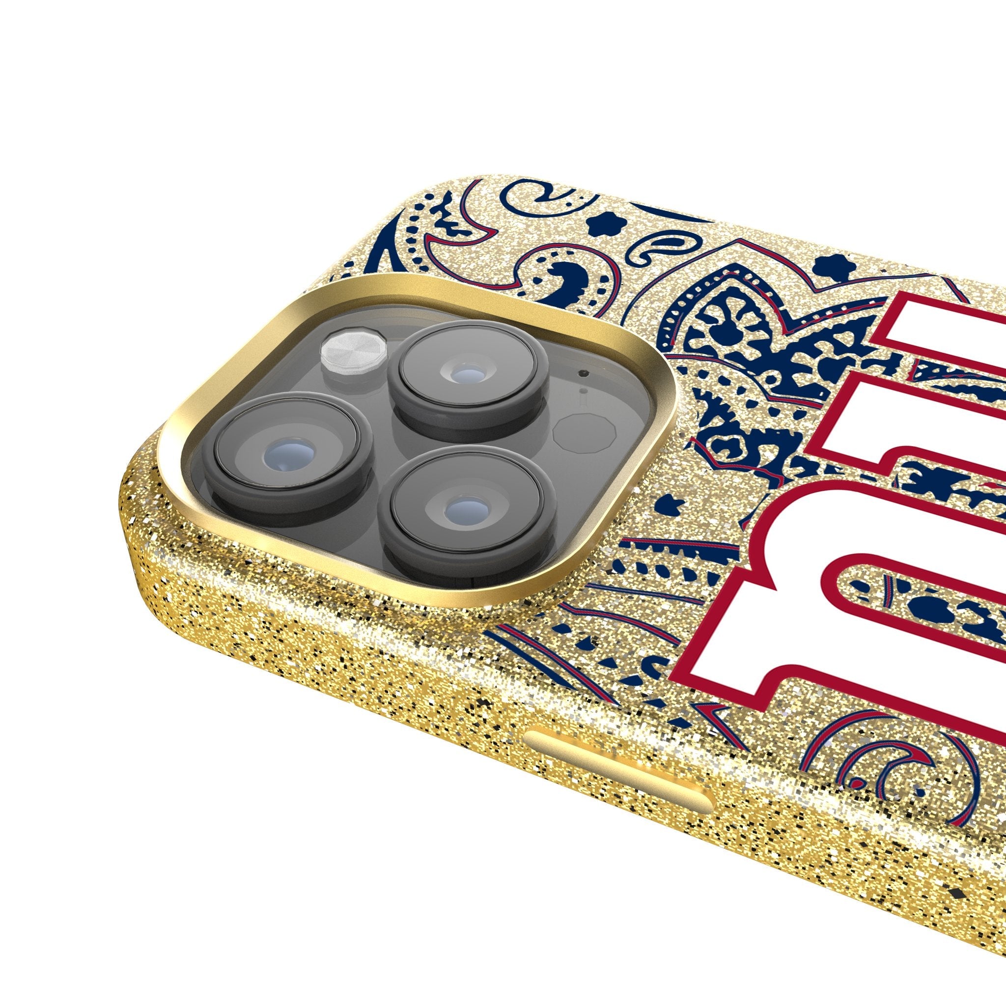New York Giants Paisley Bling Phone Case 4