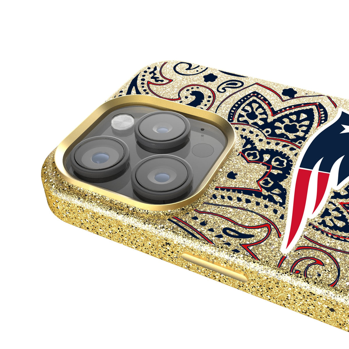 New England Patriots Paisley Bling Phone Case 4