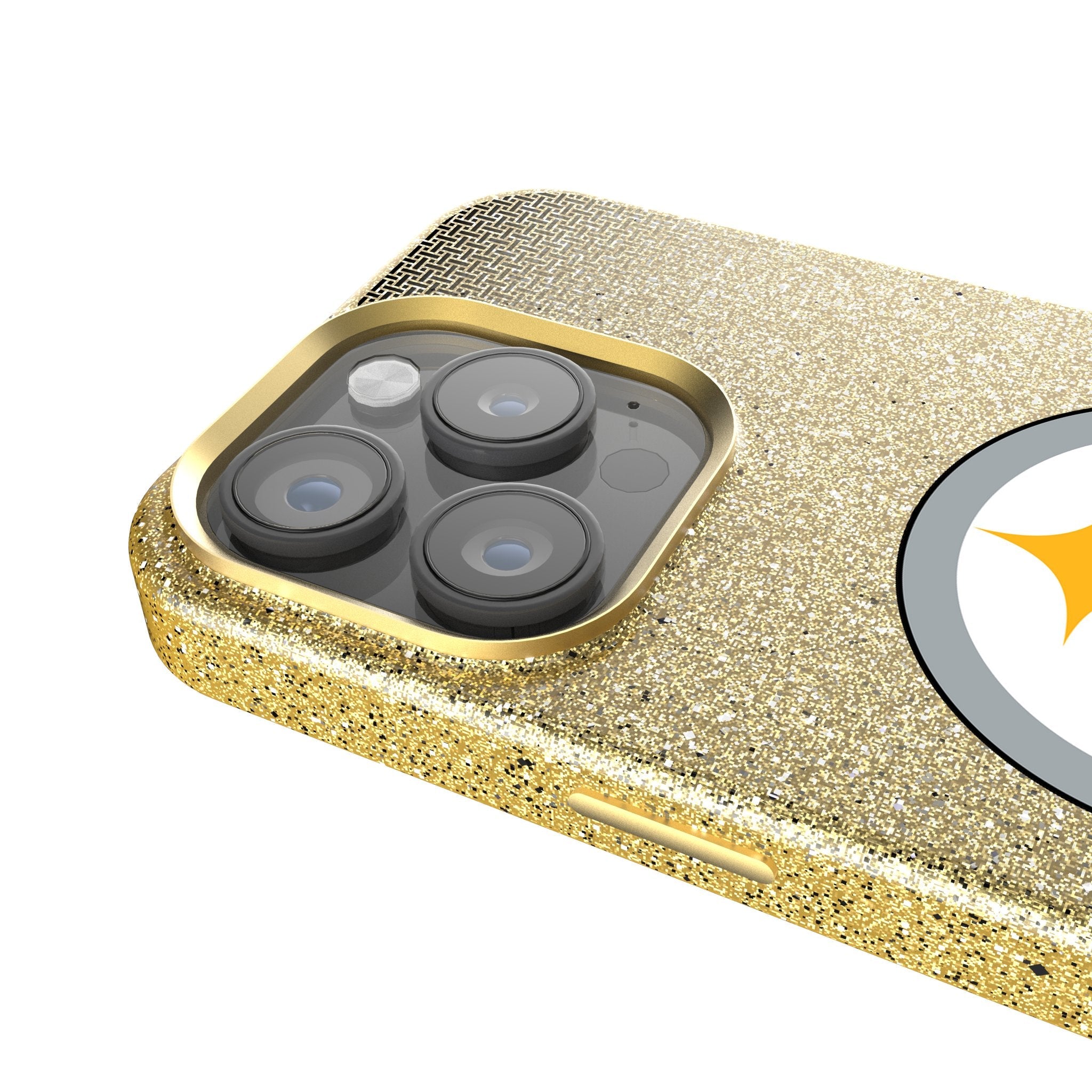 Pittsburgh Steelers Linen Bling Phone Case for Apple iPhone 4