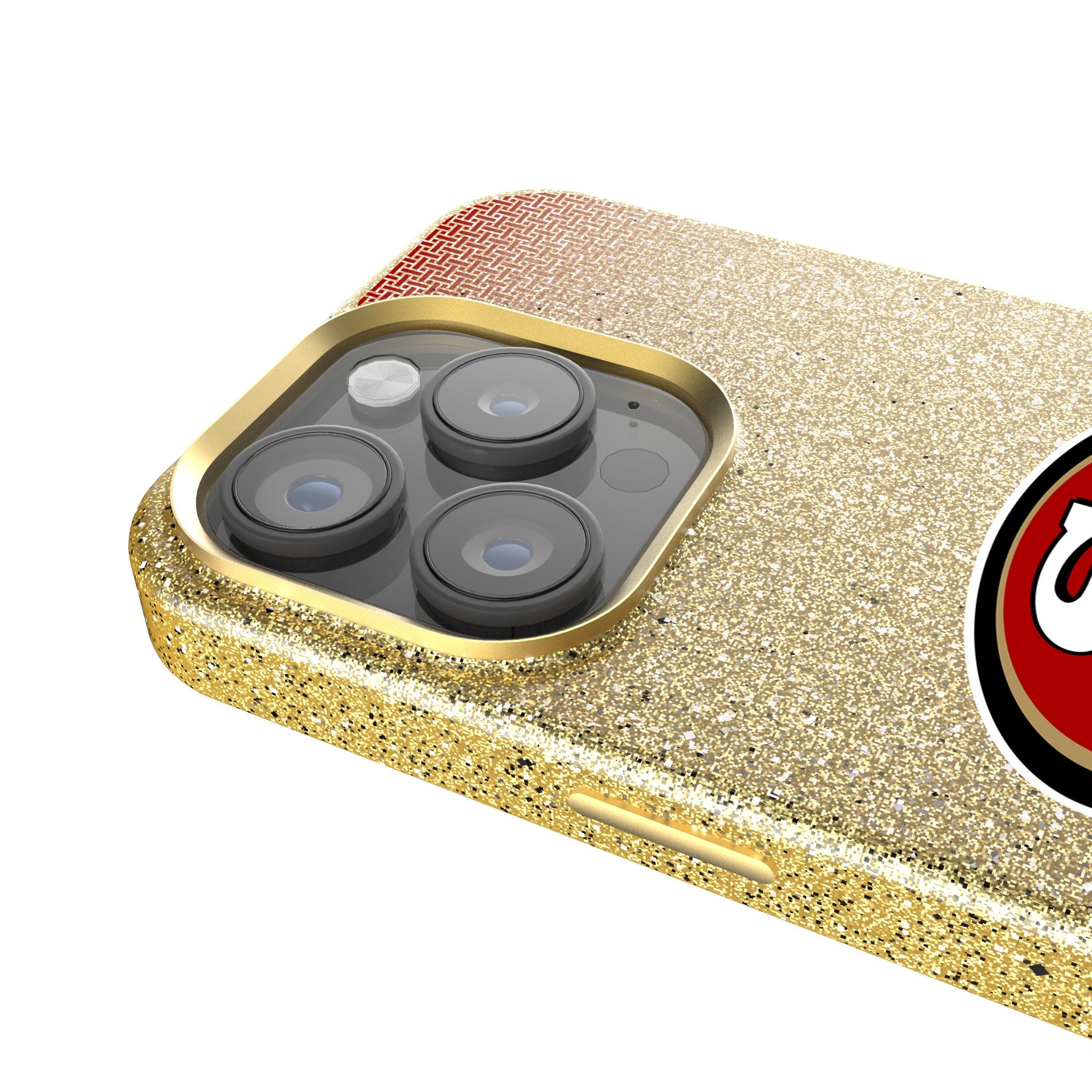 San Francisco 49ers Linen Bling Phone Case for Apple iPhone 4