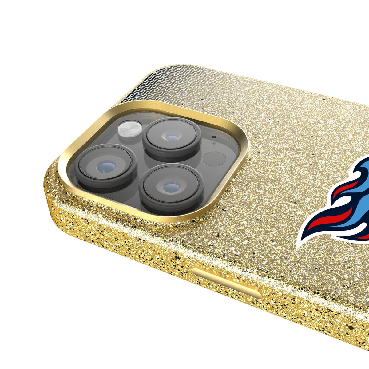 Tennessee Titans Linen Bling Phone Case for Apple iPhone 4