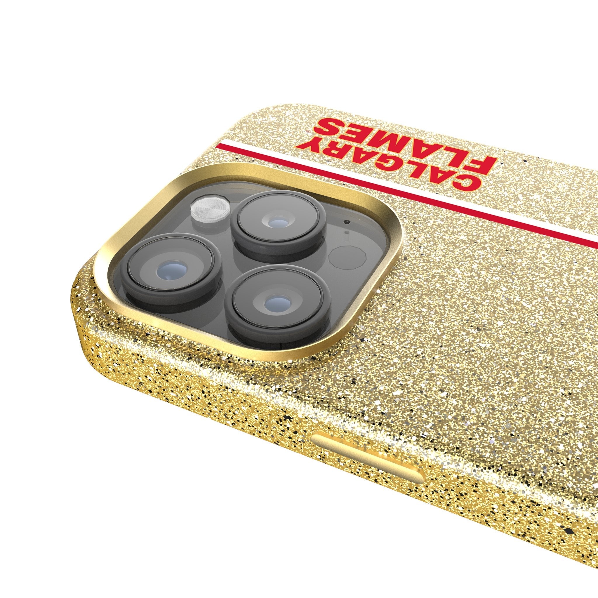 Calgary Flames Sidebar Bling Phone Case 4