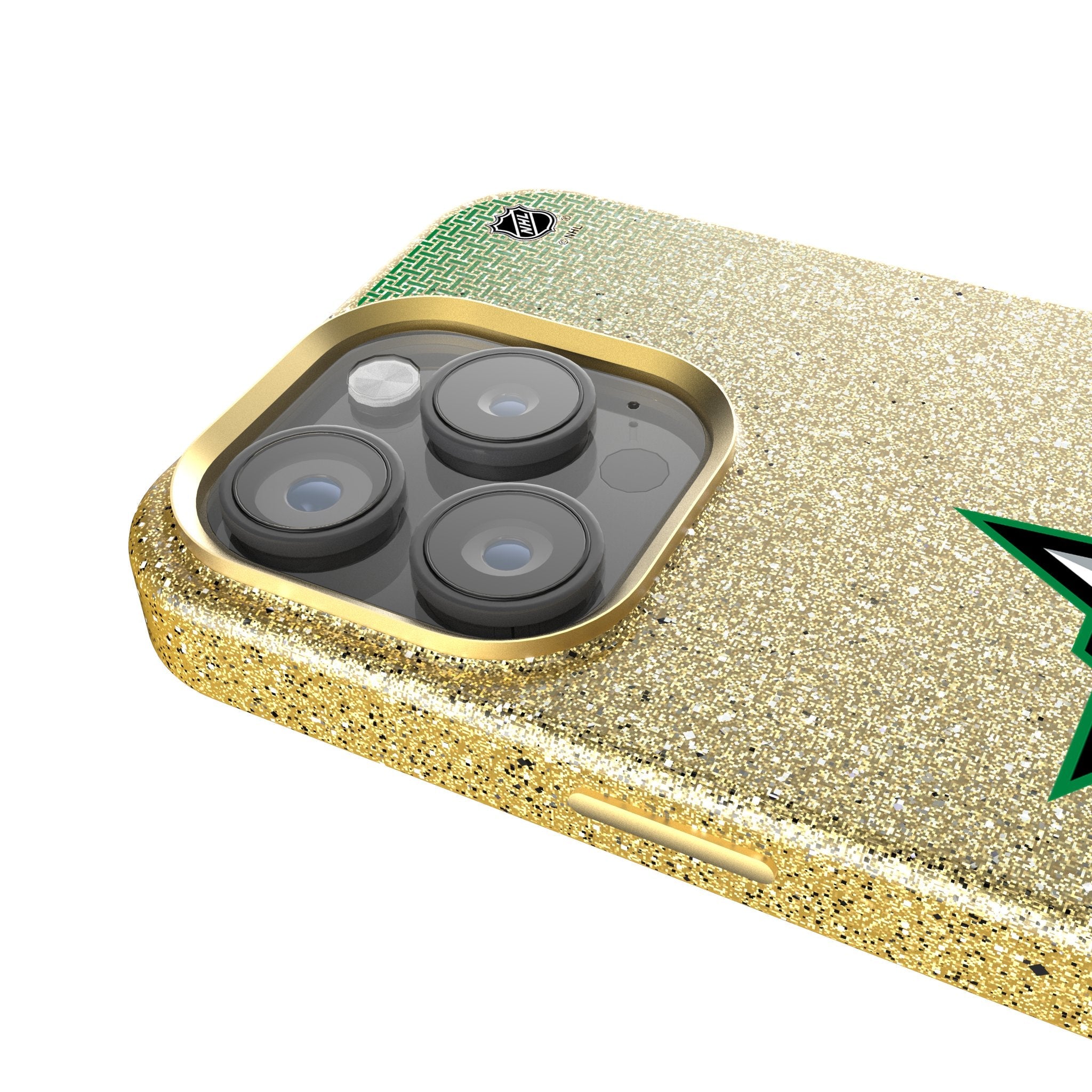 Dallas Stars Linen Bling Phone Case for Apple iPhone 4