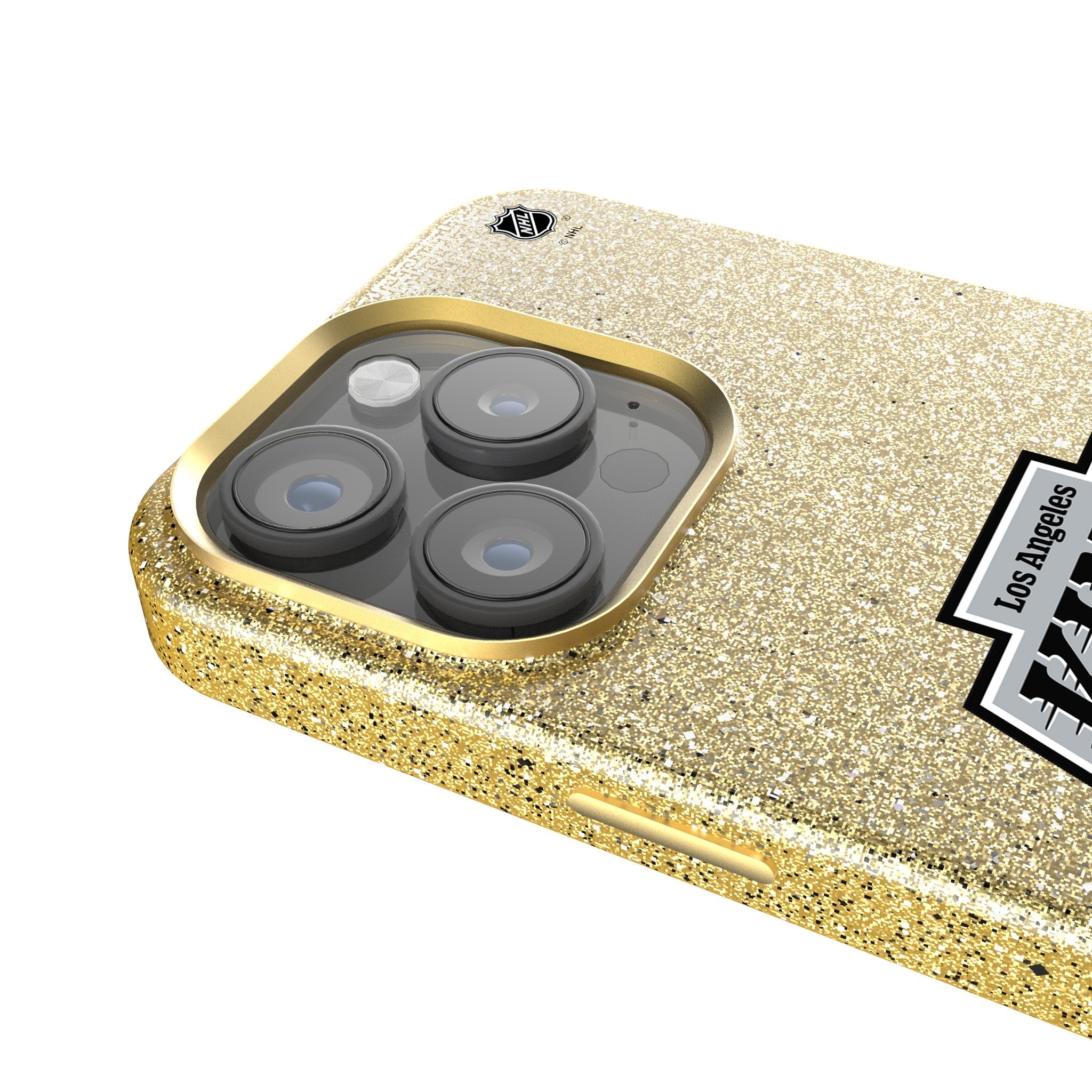 LA Kings Linen Bling Phone Case for Apple iPhone 4
