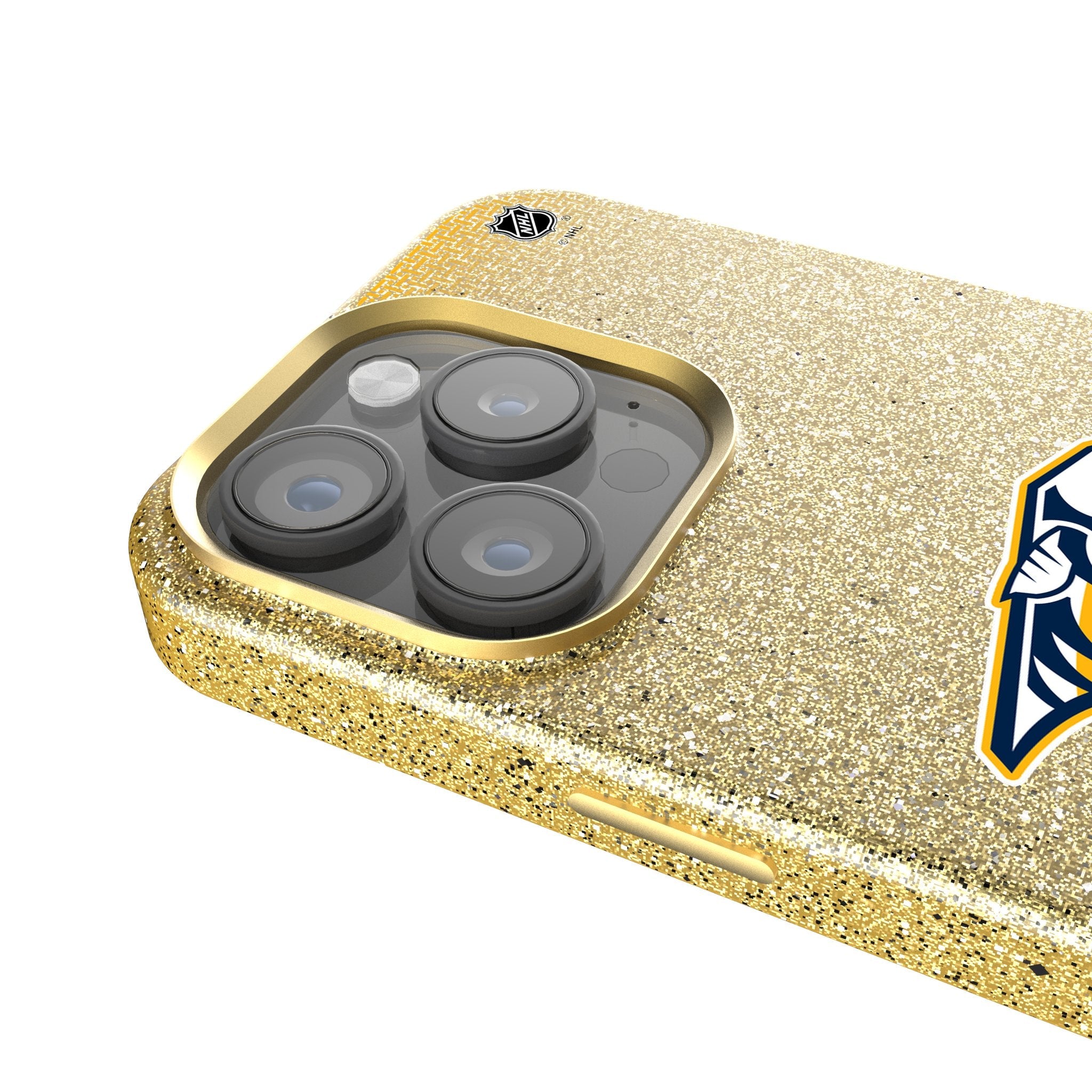 Nashville Predators Linen Bling Phone Case for Apple iPhone 4