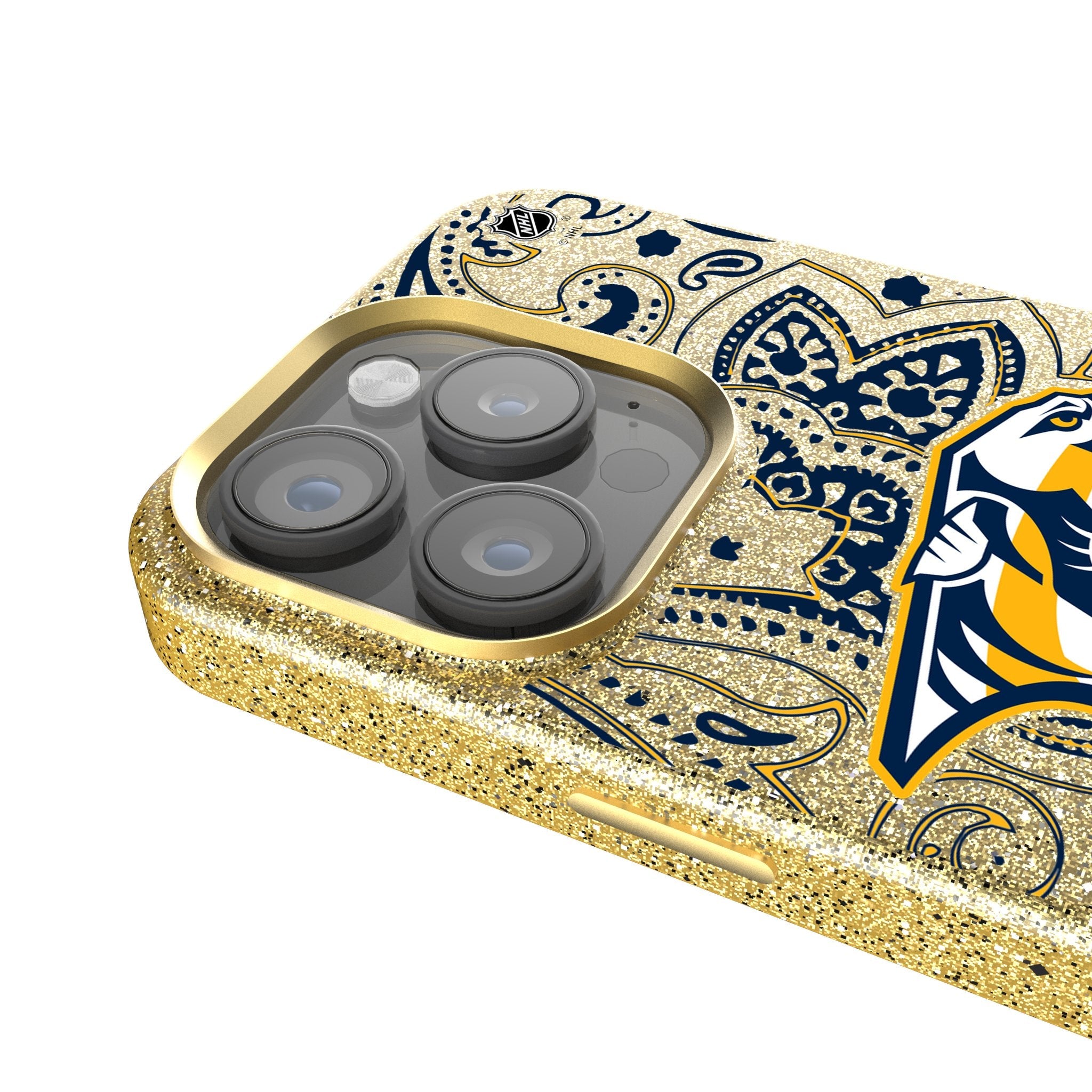 Nashville Predators Paisley Bling Phone Case 4