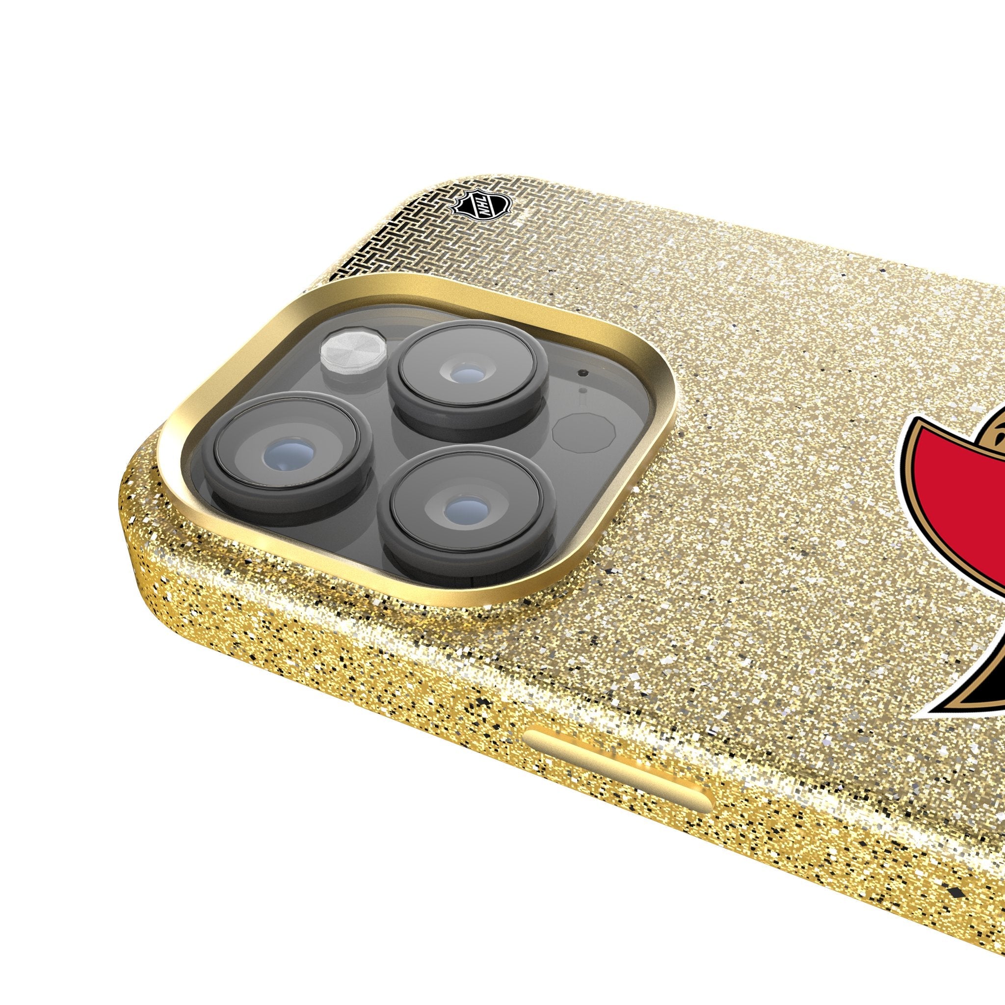 Ottawa Senators Linen Bling Phone Case for Apple iPhone 4