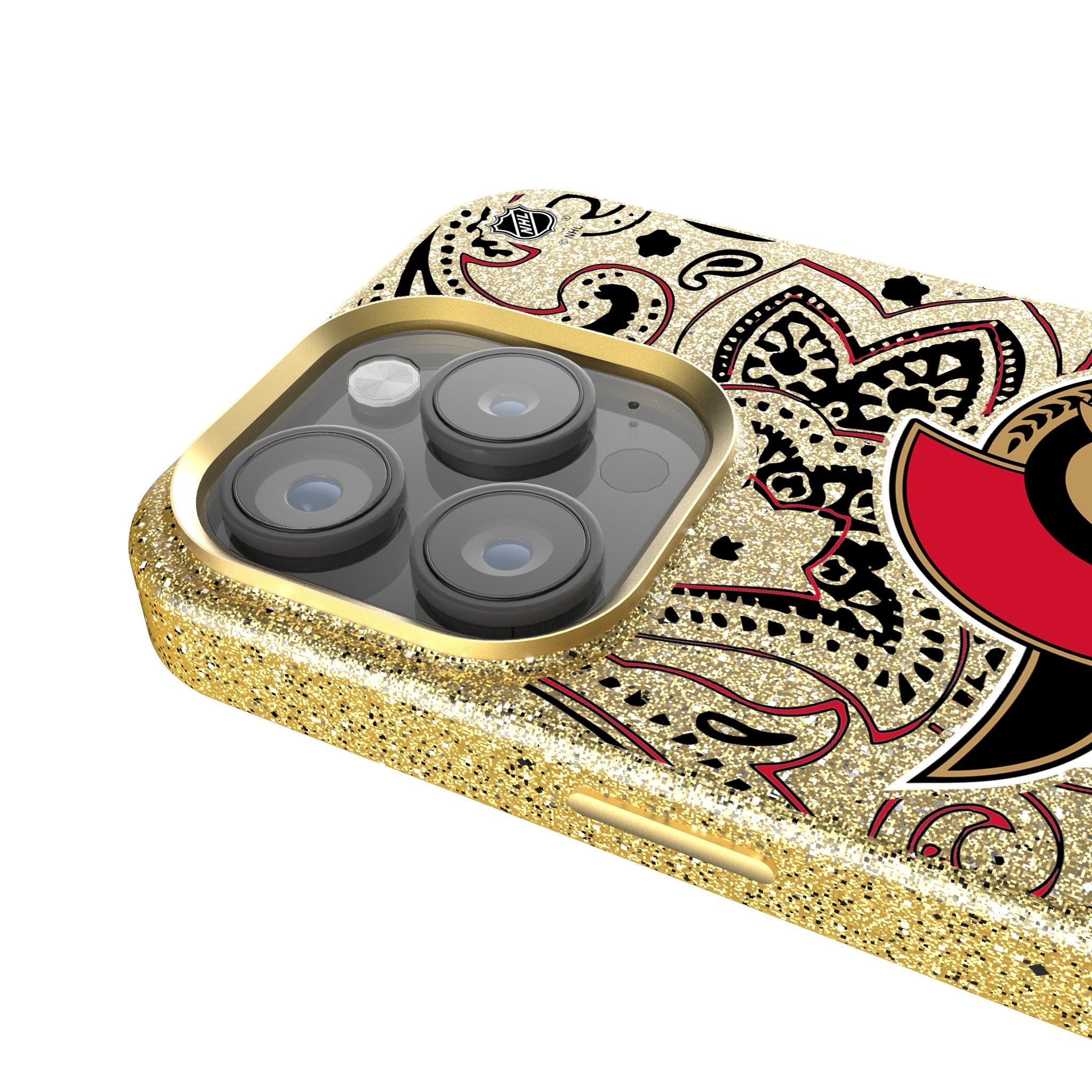 Ottawa Senators Paisley Bling Phone Case 4