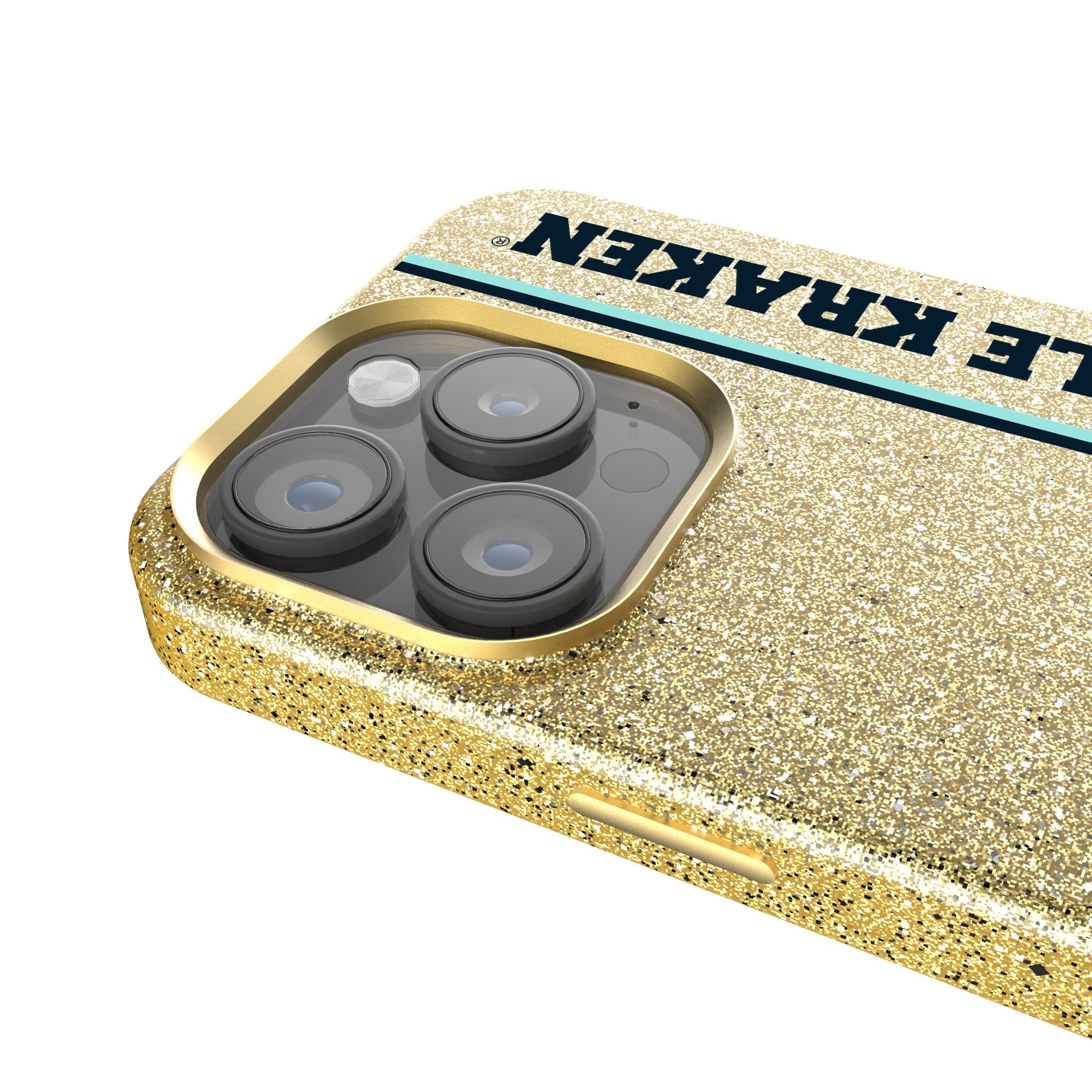 Seattle Kraken Sidebar Bling Phone Case 4