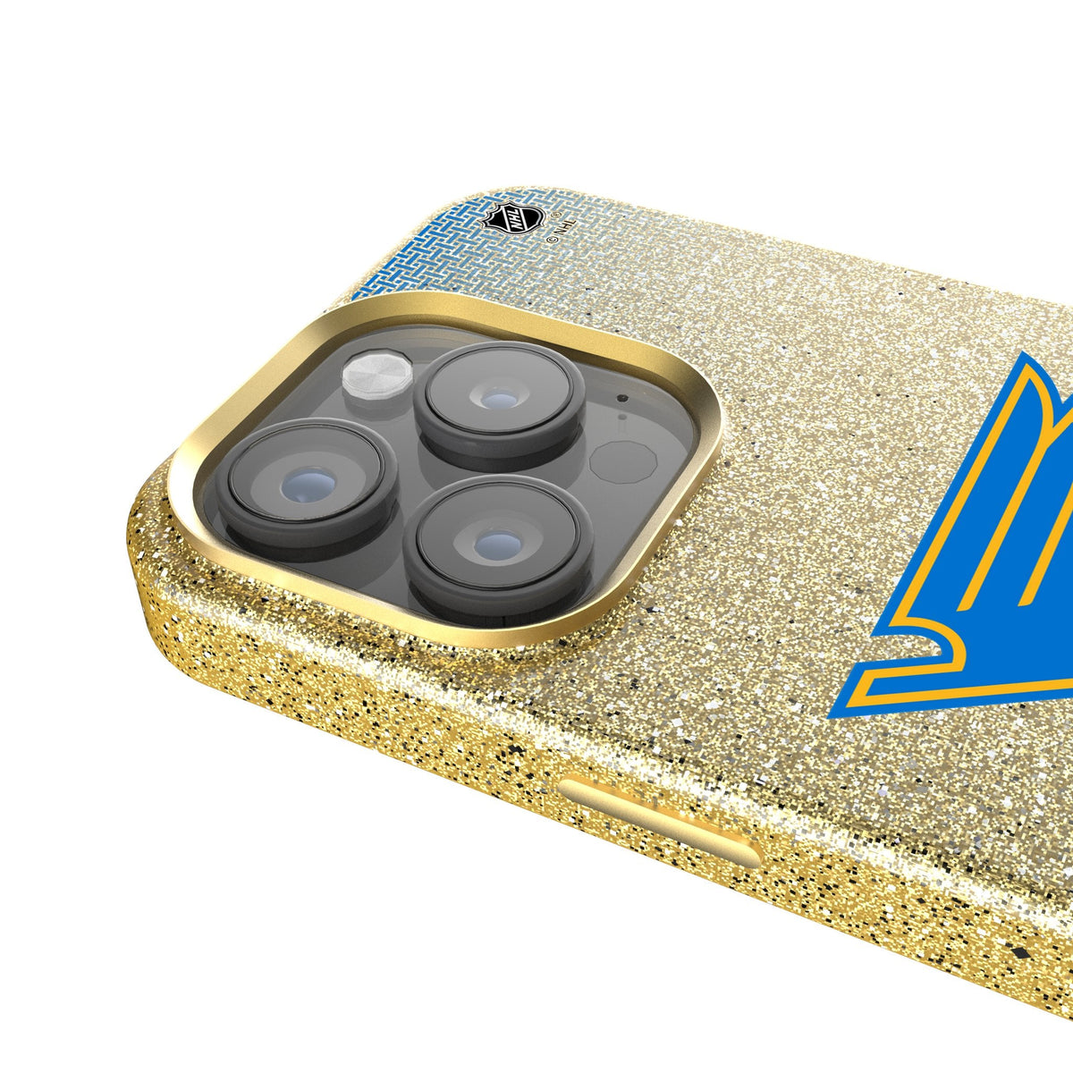 St. Louis Blues Linen Bling Phone Case for Apple iPhone 4