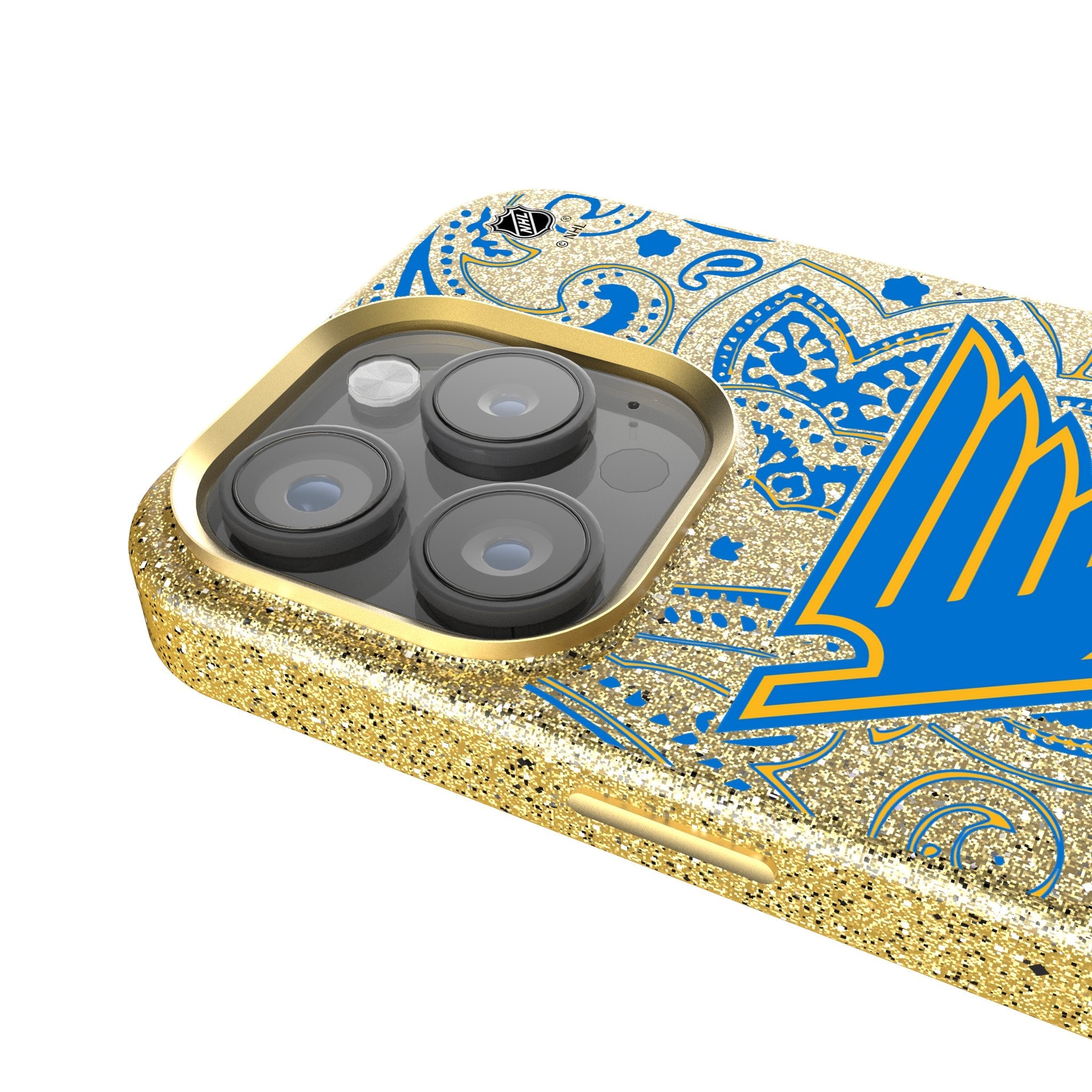 St. Louis Blues Paisley Bling Phone Case for Apple iPhone 4
