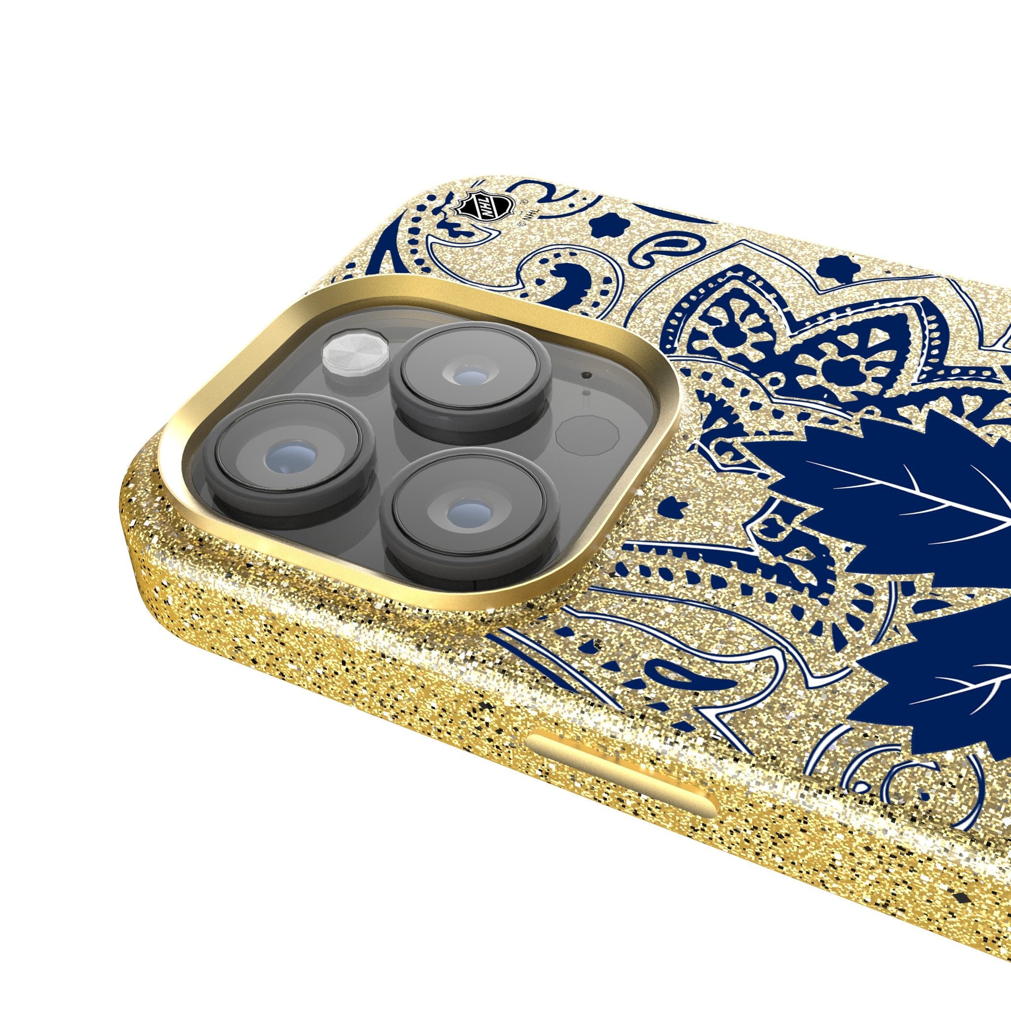 Toronto Maple Leafs Paisley Bling Phone Case 4