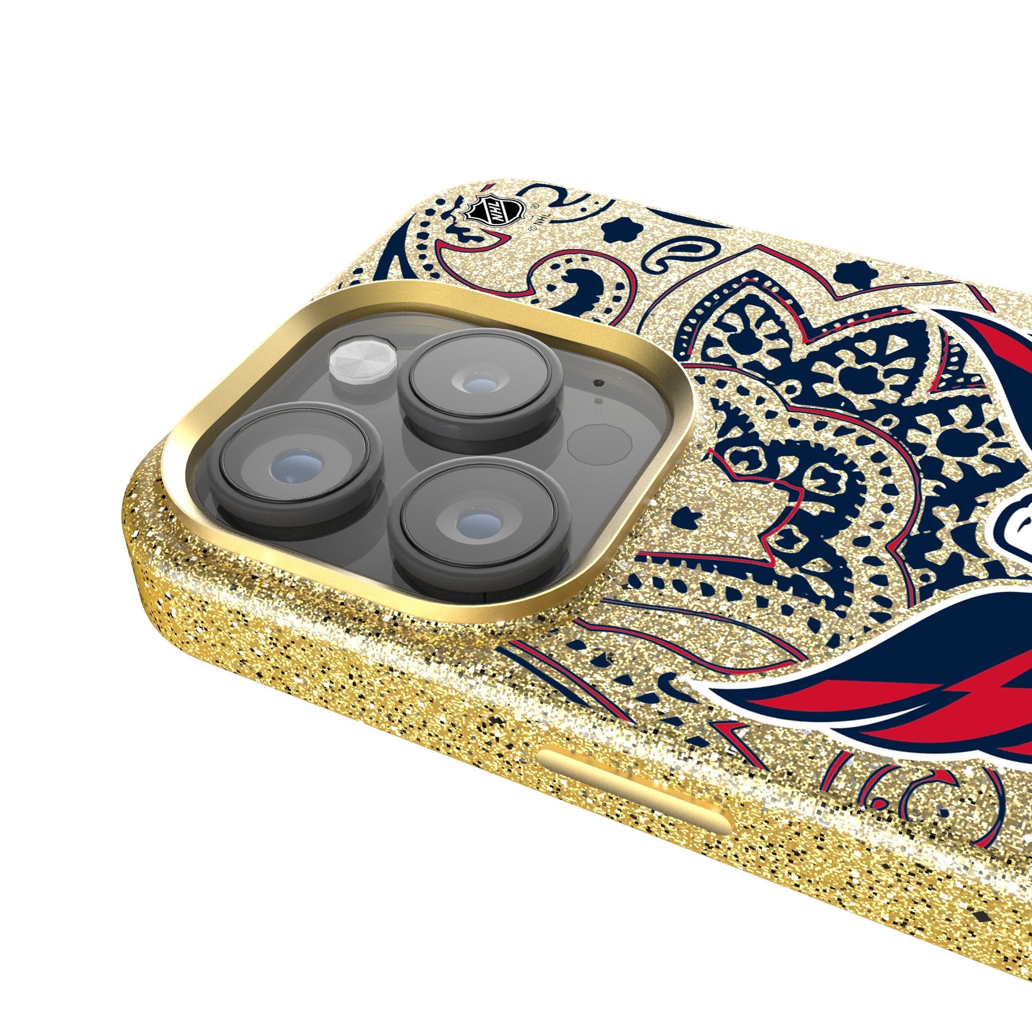 Washington Capitals Paisley Bling Phone Case 4
