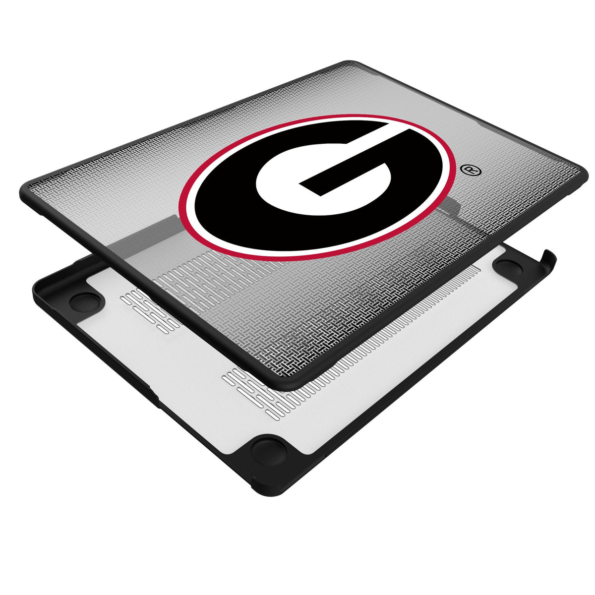 University of Georgia Bulldogs Linen Laptop Case for Apple MacBook 4