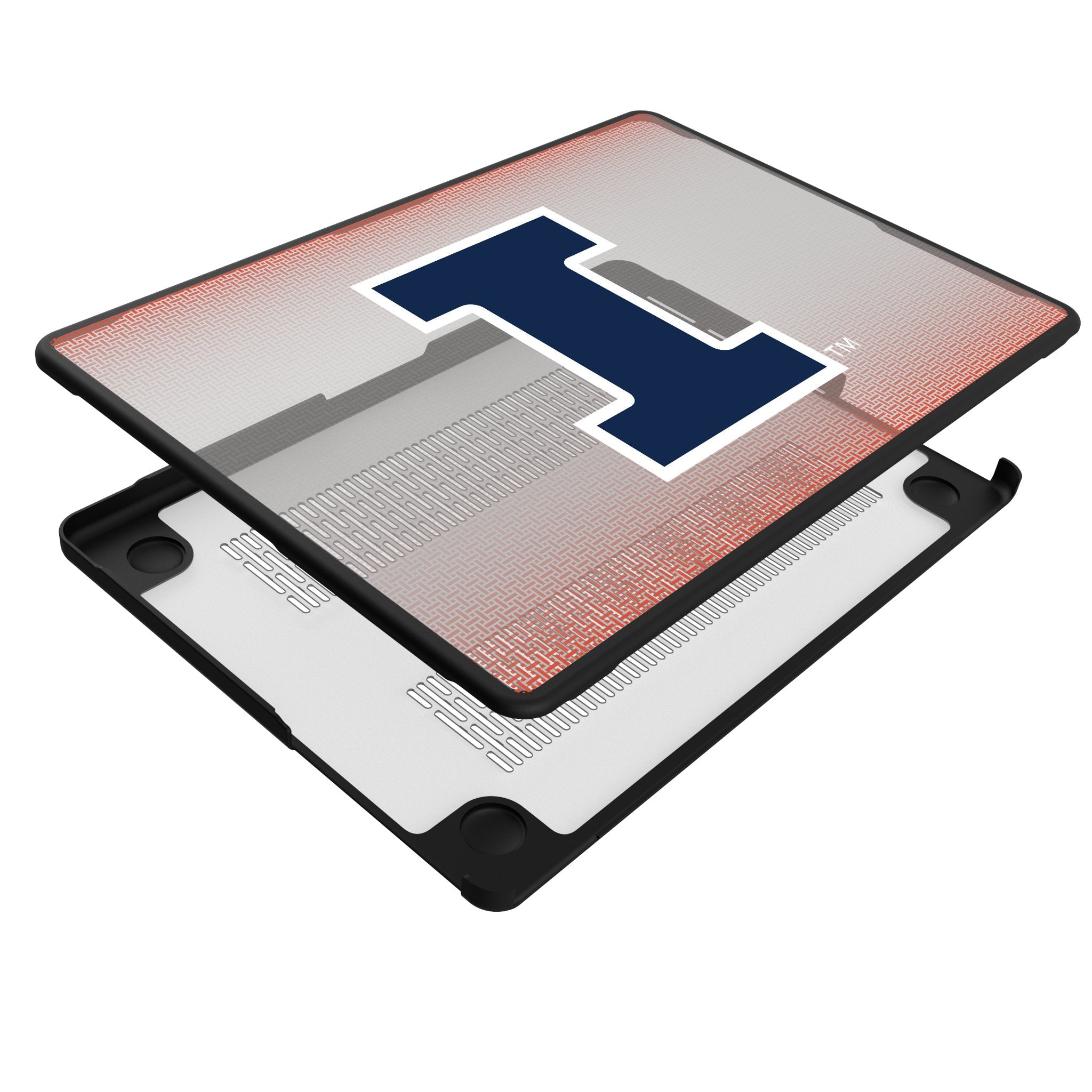 University of Illinois Fighting Illini Linen Laptop Case for Apple MacBook 4