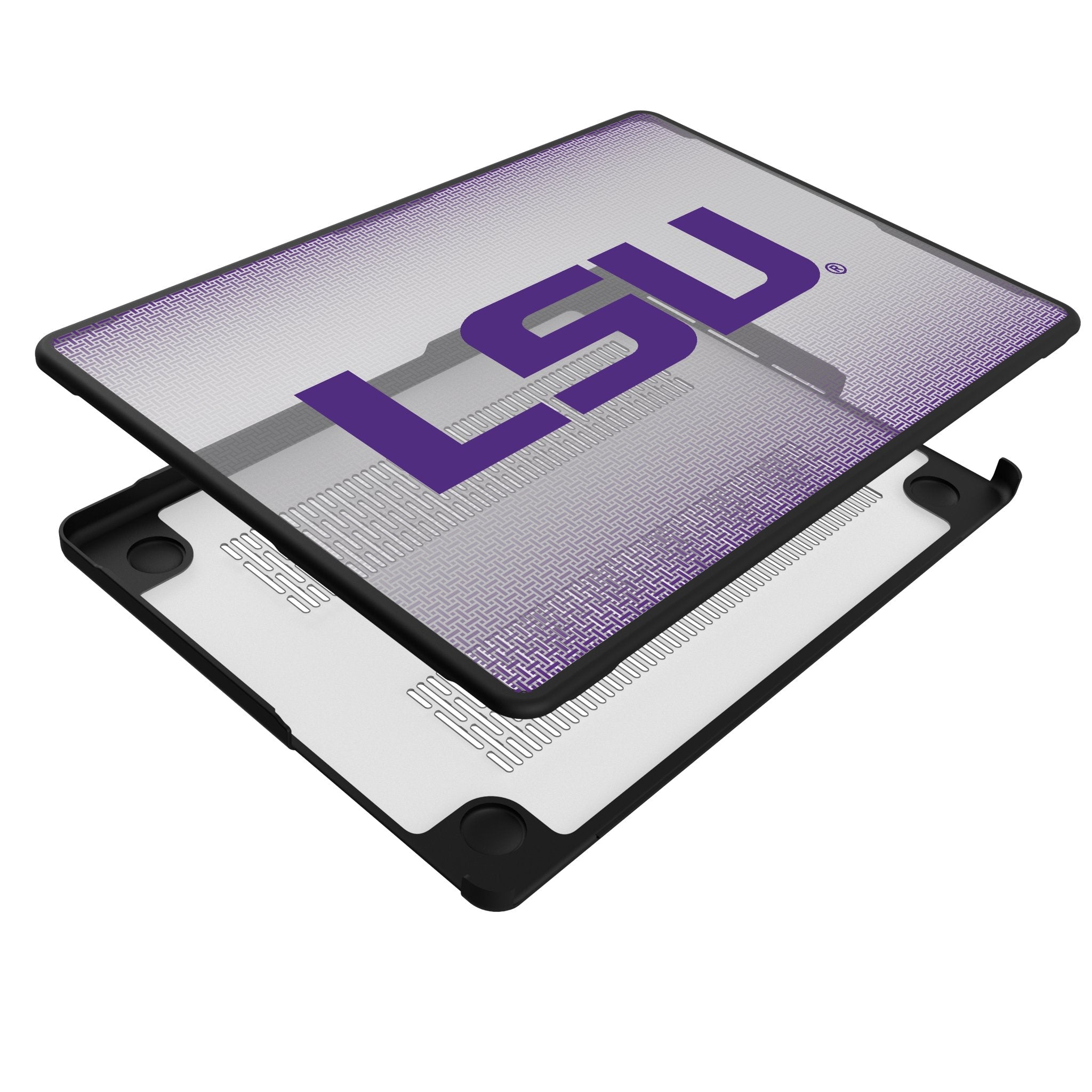 Louisiana State University Tigers Linen Laptop Case for Apple MacBook 4