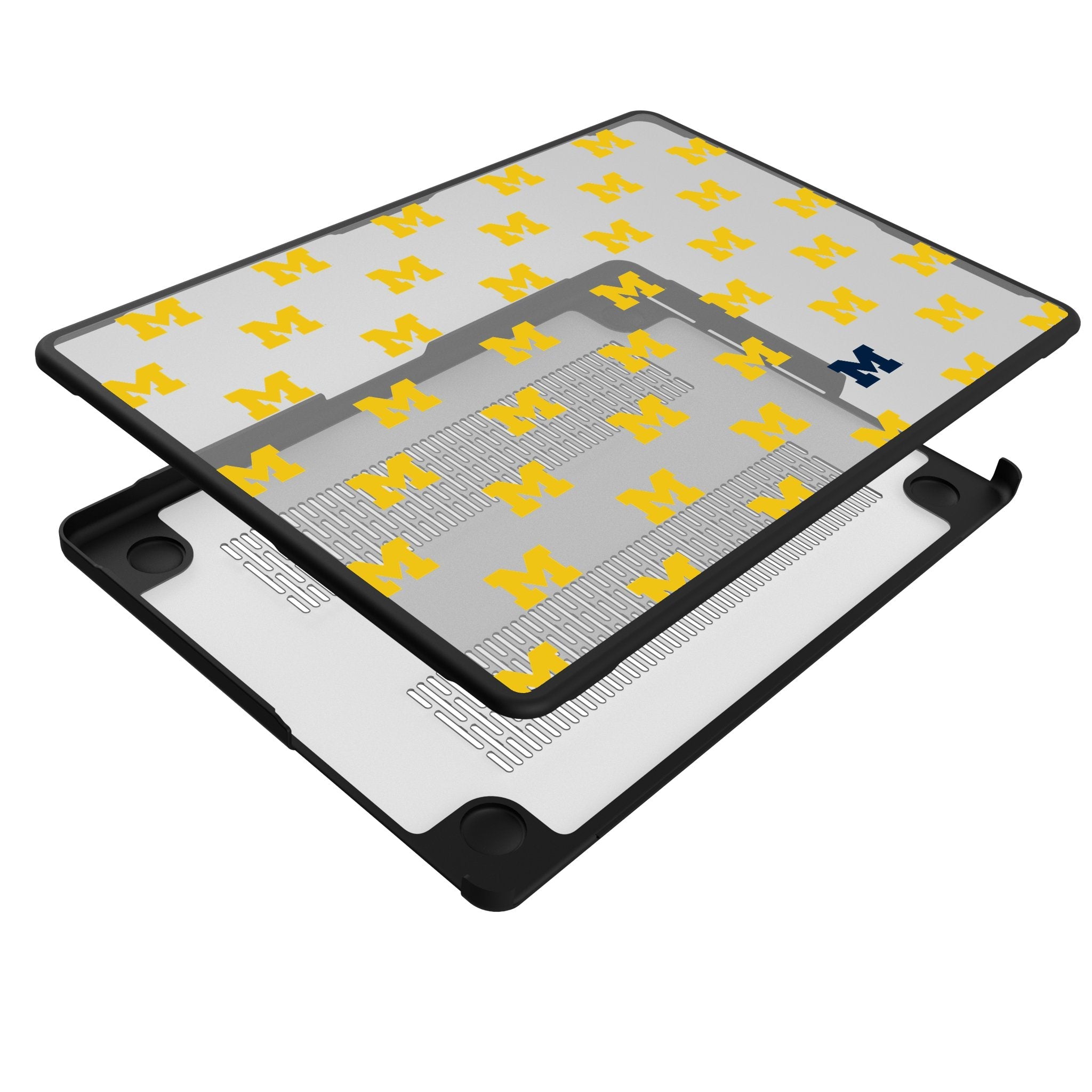 University of Michigan Wolverines Fashion Pattern Laptop Case for Apple MacBook 4