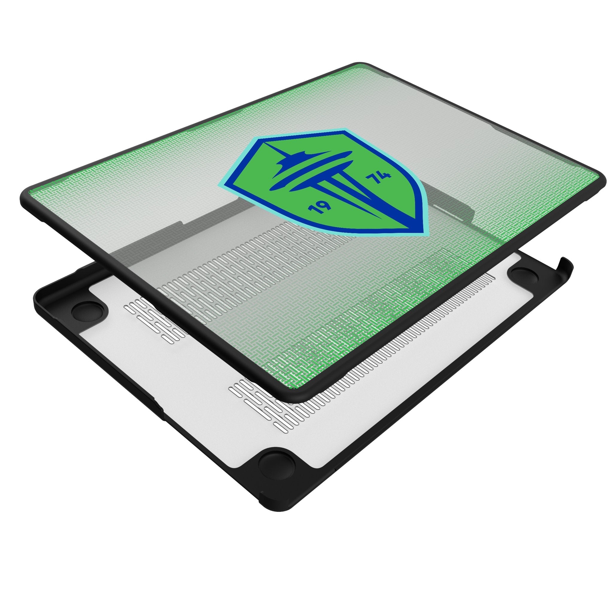 Seattle Sounders FC Linen Laptop Case for Apple MacBook 4