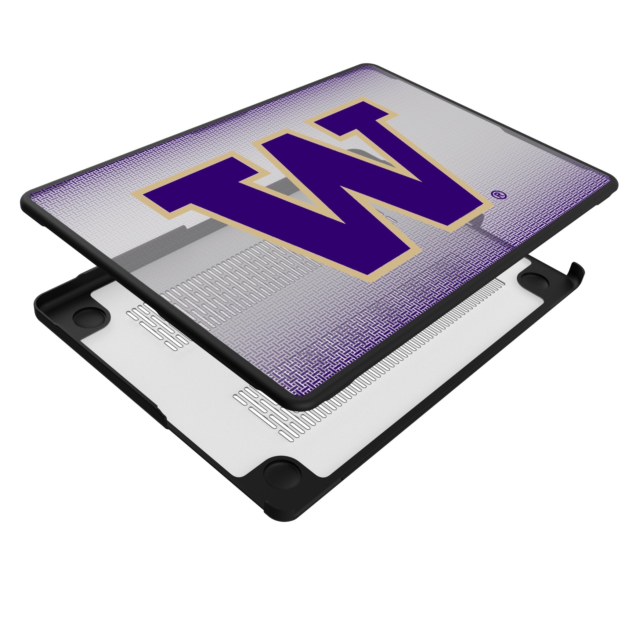 University of Washington Huskies Linen Laptop Case for Apple MacBook 4