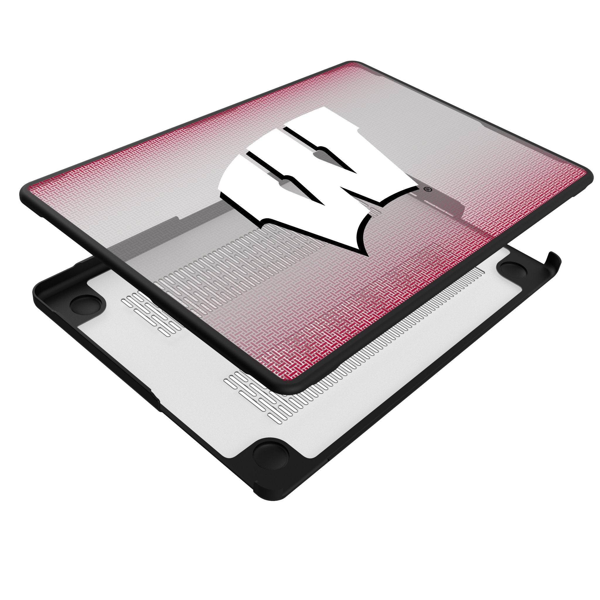 University of Wisconsin Badgers Linen Laptop Case for Apple MacBook 4