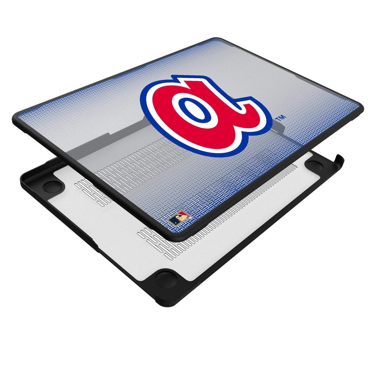 Atlanta Braves 1972-1980 - Cooperstown Collection Linen Laptop Case for Apple MacBook 4