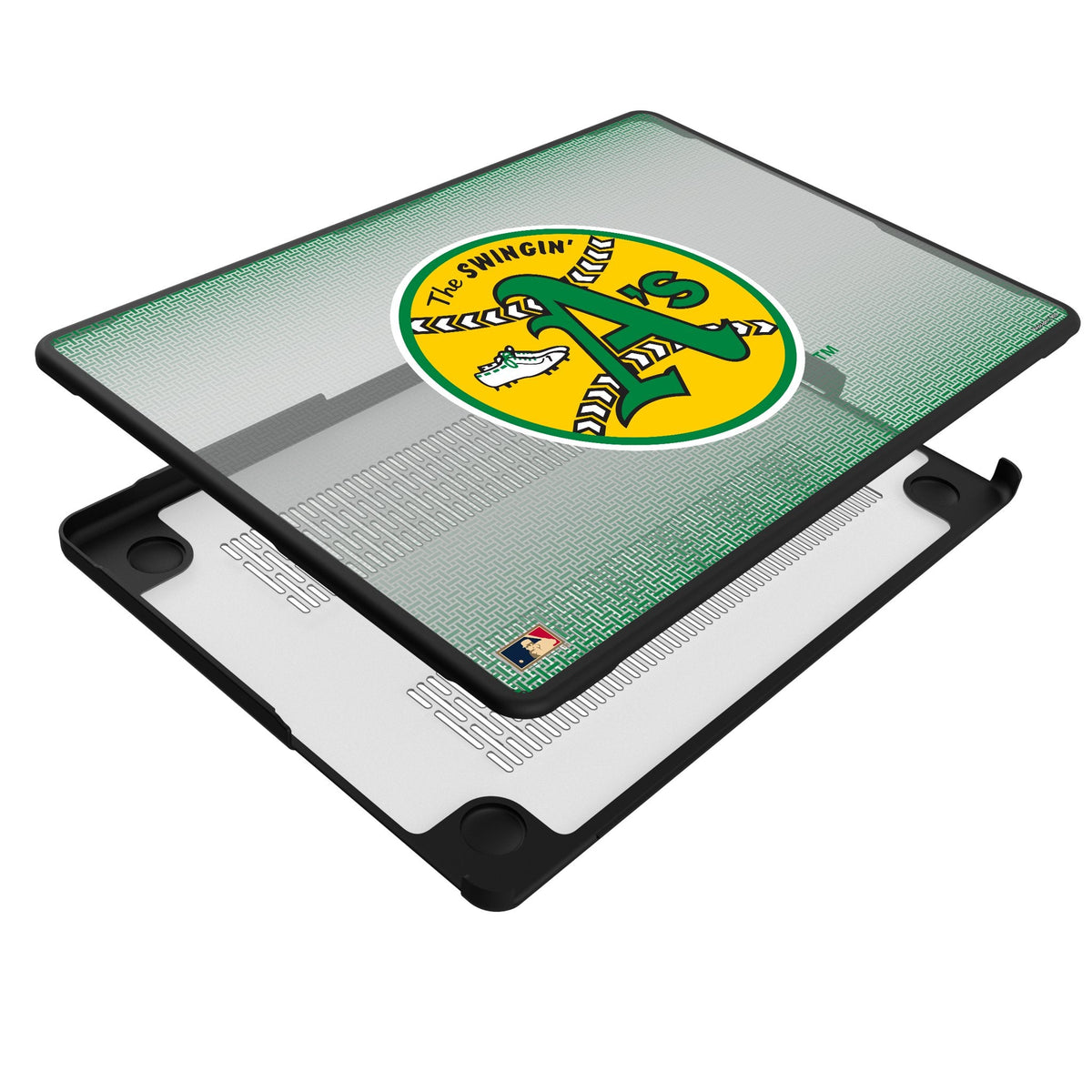 Oakland As 1971-1981 - Cooperstown Collection Linen Laptop Case for Apple MacBook 4