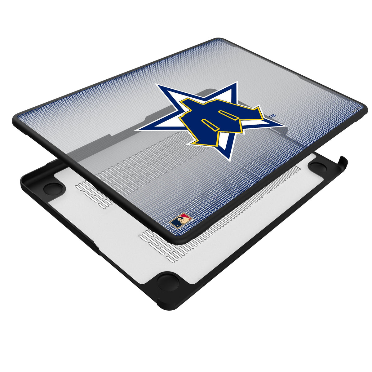 Seattle Mariners 1981-1986 - Cooperstown Collection Linen Laptop Case for Apple MacBook 4