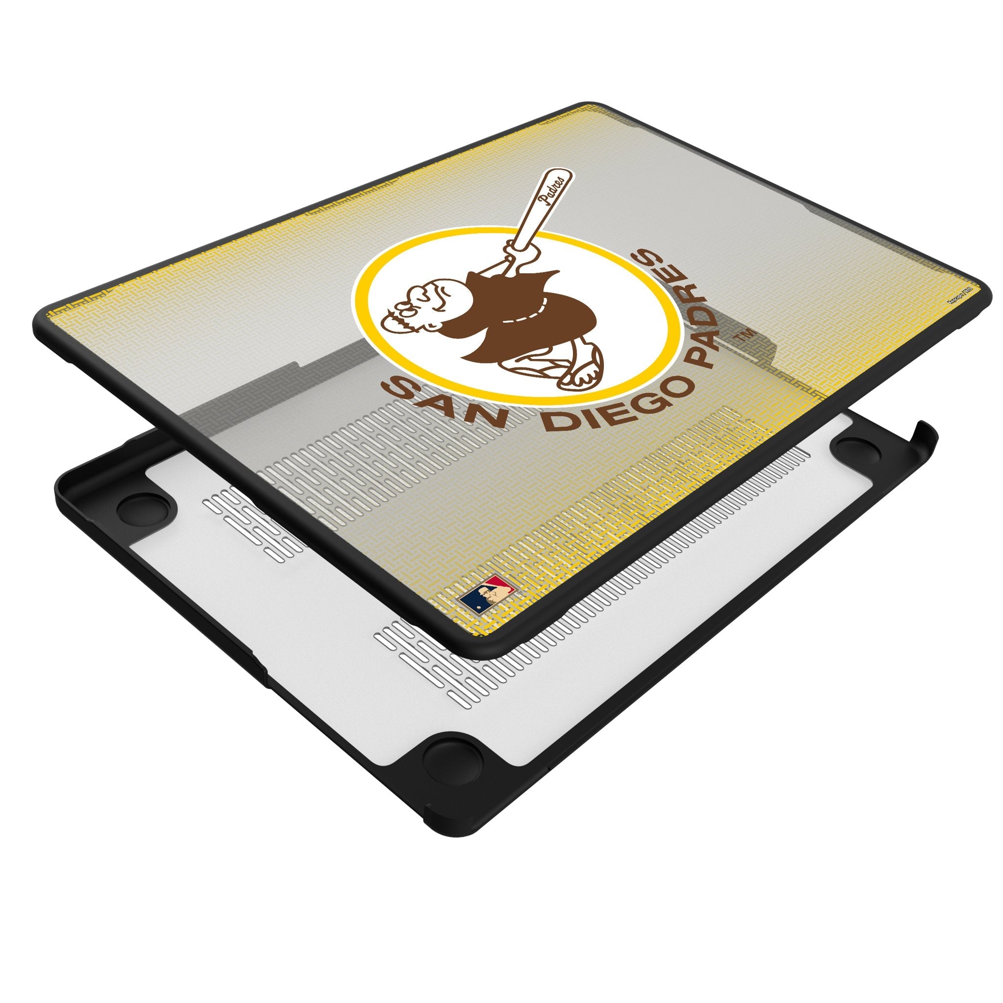 San Diego Padres 1969-1984 - Cooperstown Collection Linen Laptop Case for Apple MacBook 4