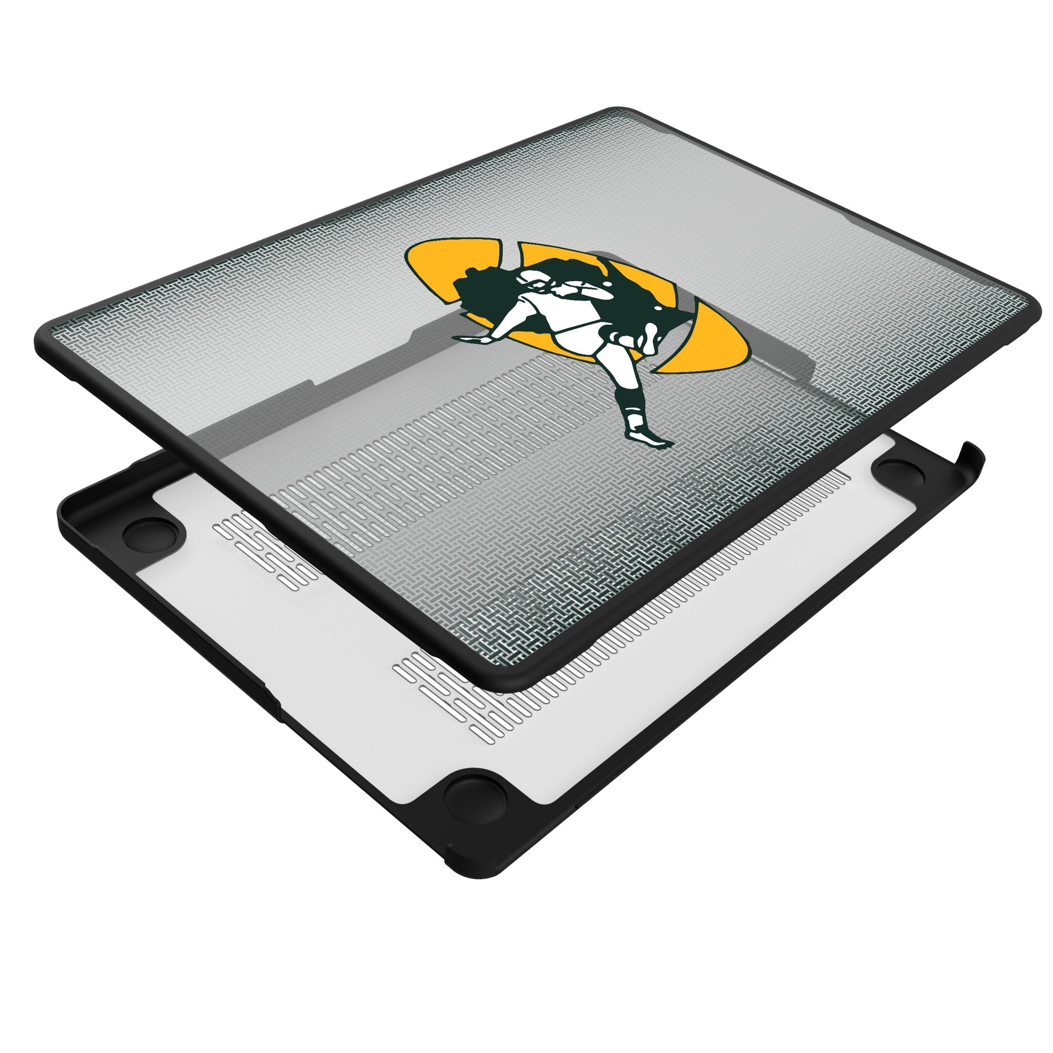 Green Bay Packers Historic Collection Linen Laptop Case for Apple MacBook 4