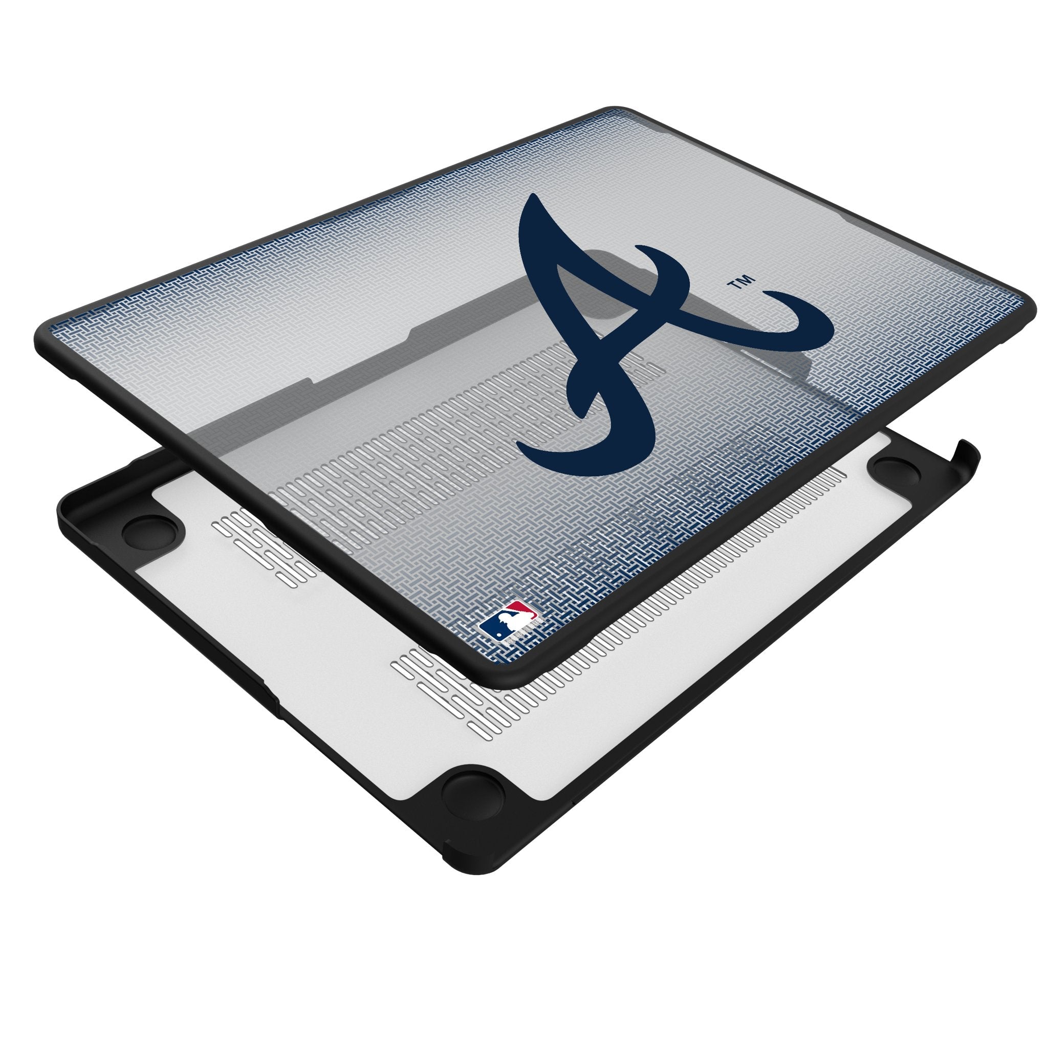 Atlanta Braves Linen Laptop Case for Apple MacBook 4