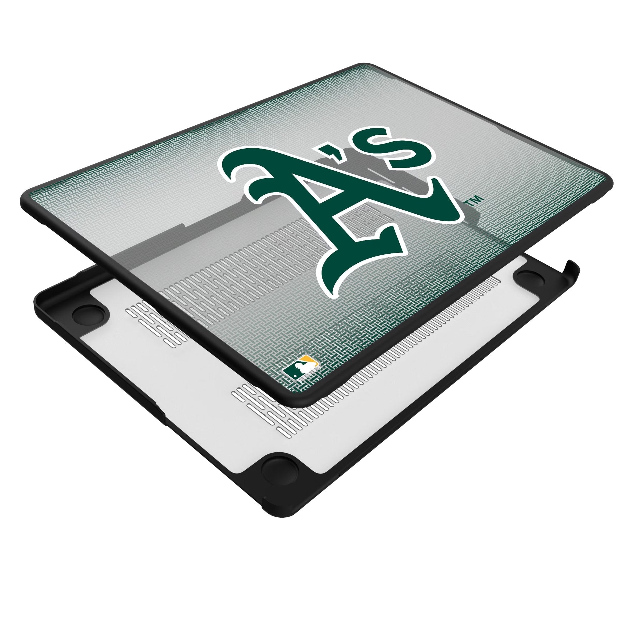 Oakland Athletics Linen Laptop Case for Apple MacBook 4