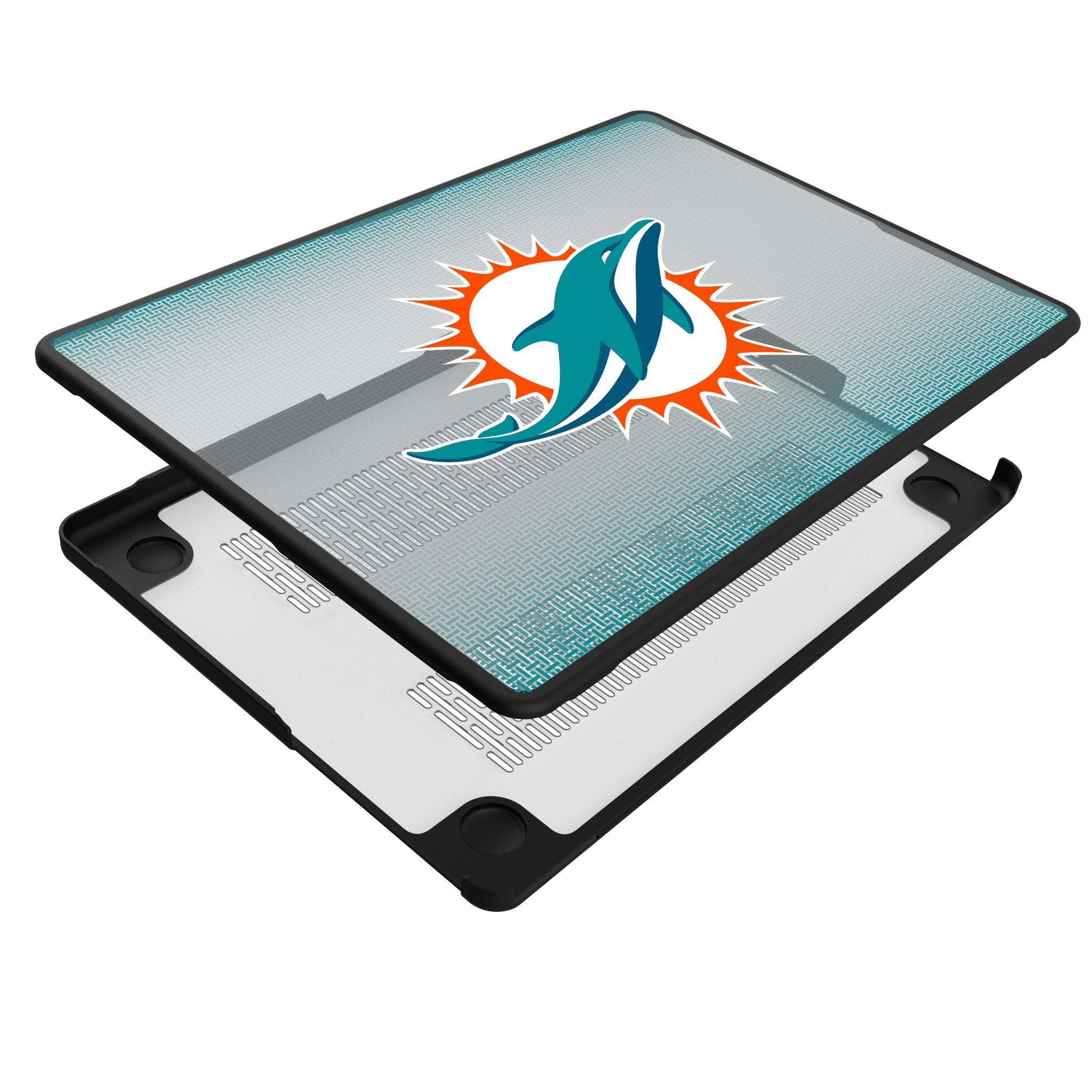 Miami Dolphins Linen Laptop Case for Apple MacBook 4