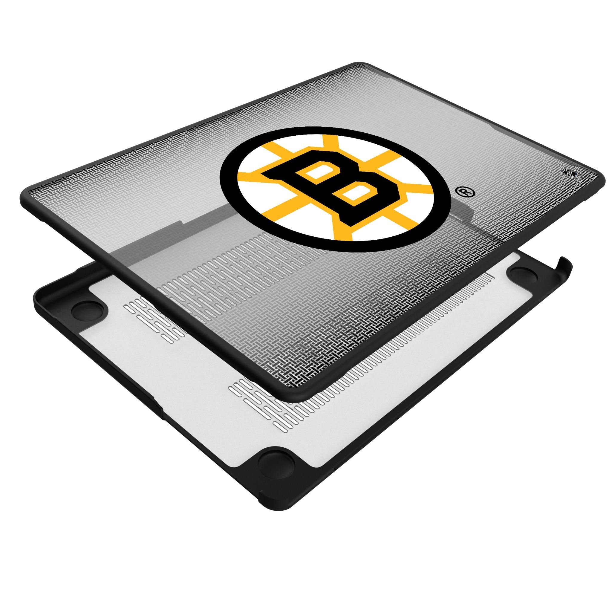 Boston Bruins Linen Laptop Case for Apple MacBook 4