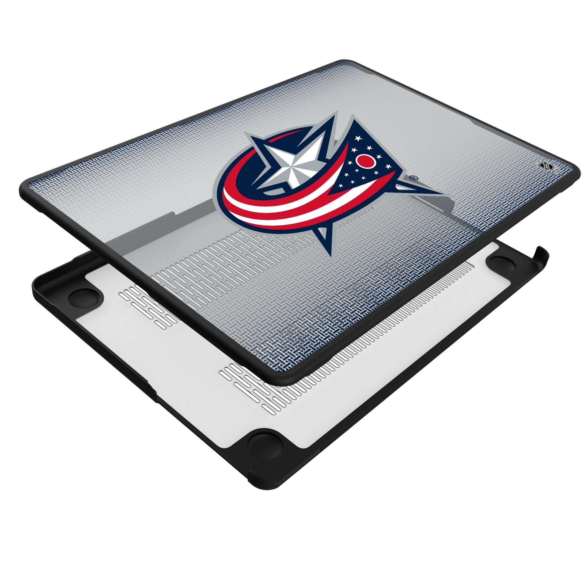 Columbus Blue Jackets Linen Laptop Case for Apple MacBook 4