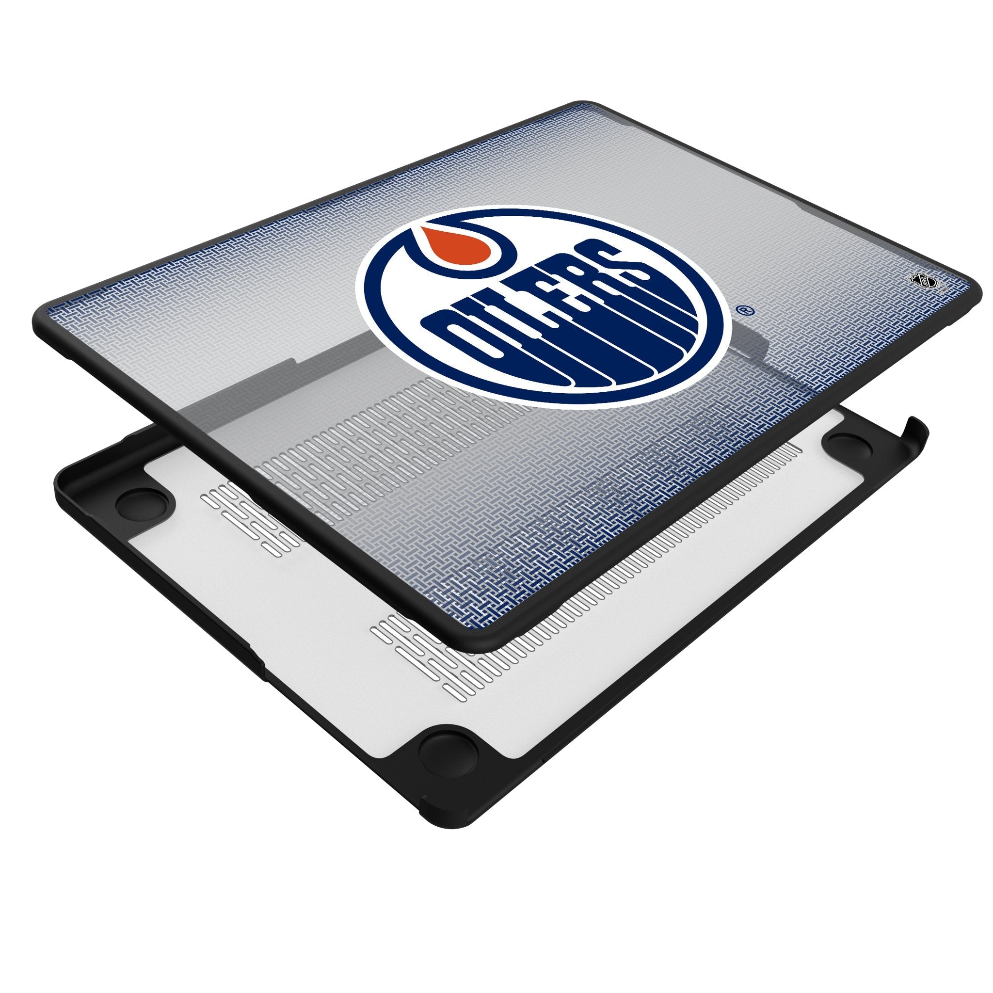 Edmonton Oilers Linen Laptop Case for Apple MacBook 4