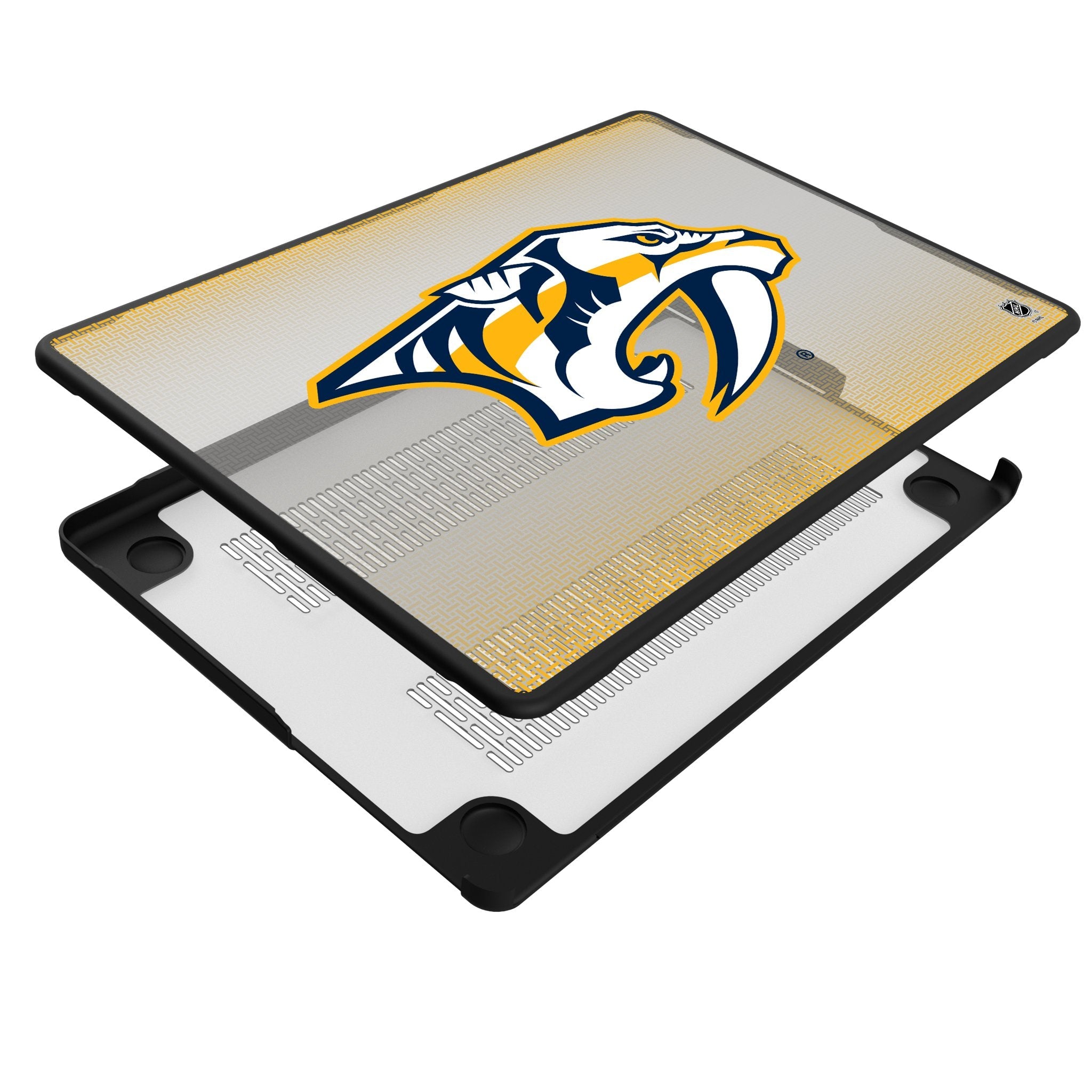 Nashville Predators Linen Laptop Case for Apple MacBook 4