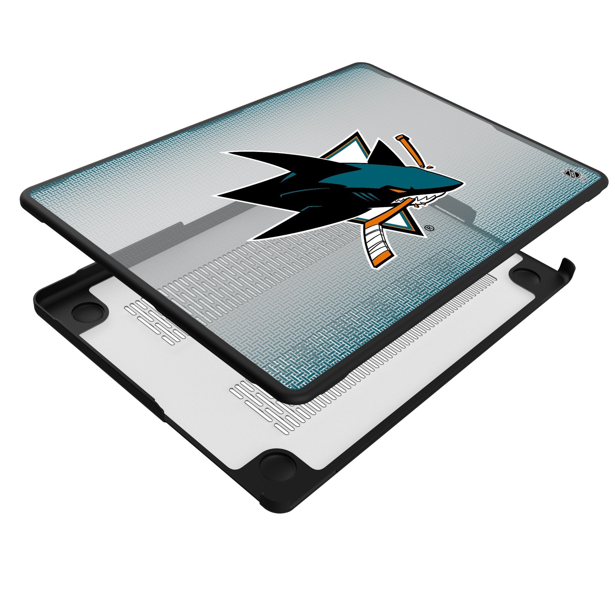 San Jose Sharks Linen Laptop Case for Apple MacBook 4
