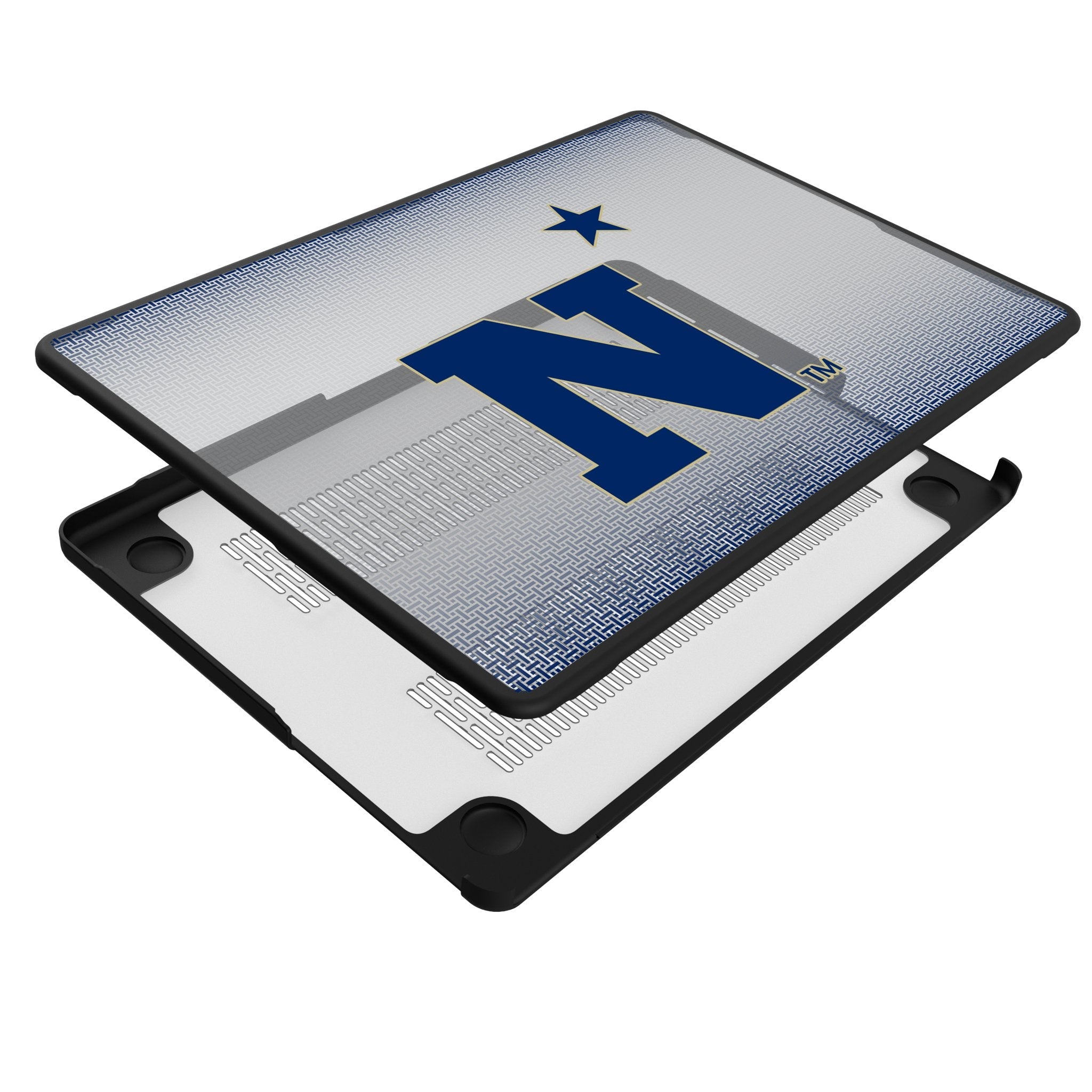 United State Naval Academy Midshipmen Linen Laptop Case for Apple MacBook 4