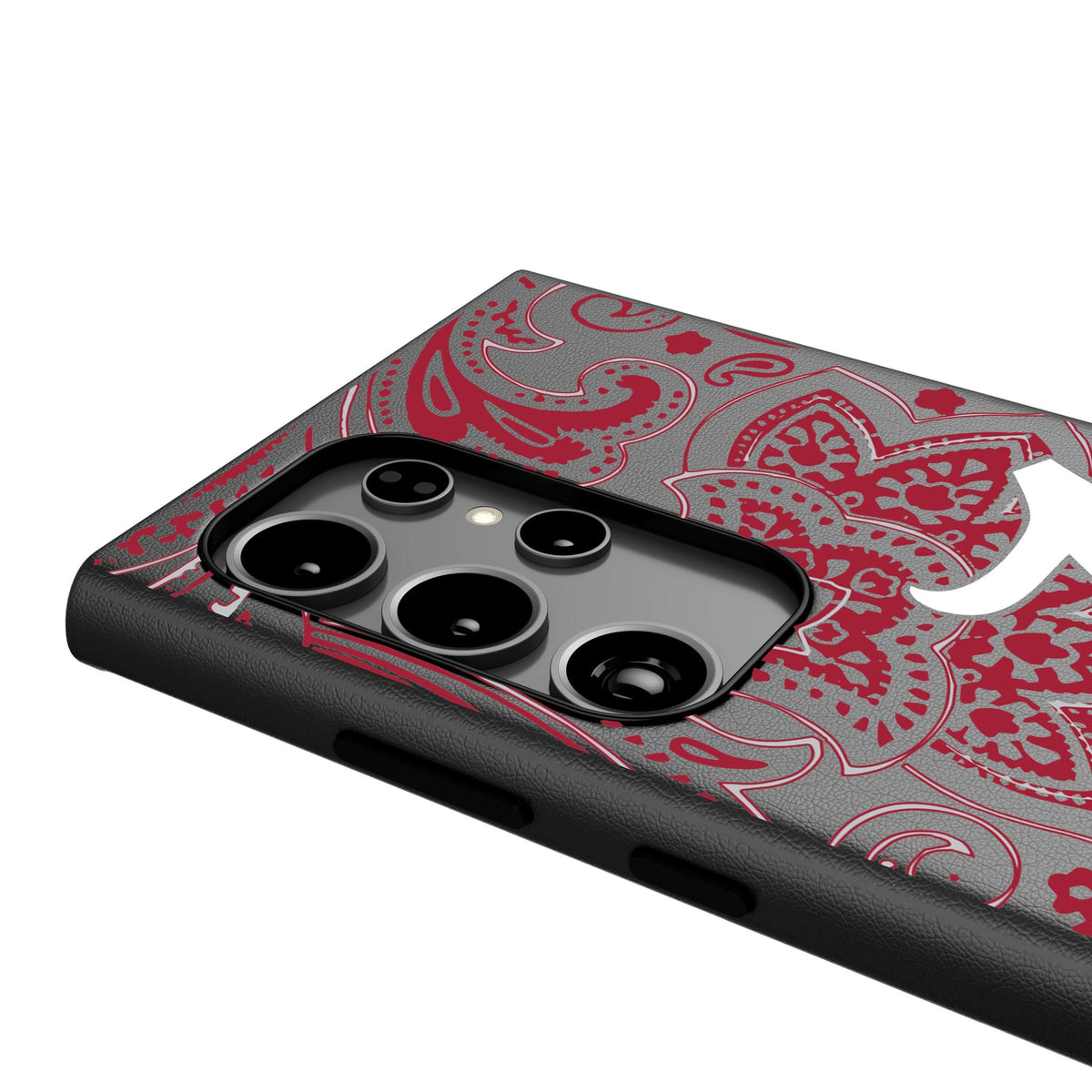 University of Alabama Crimson Tide Script A Paisley MagSafe Compatible Phone Case for Samsung Galaxy 4