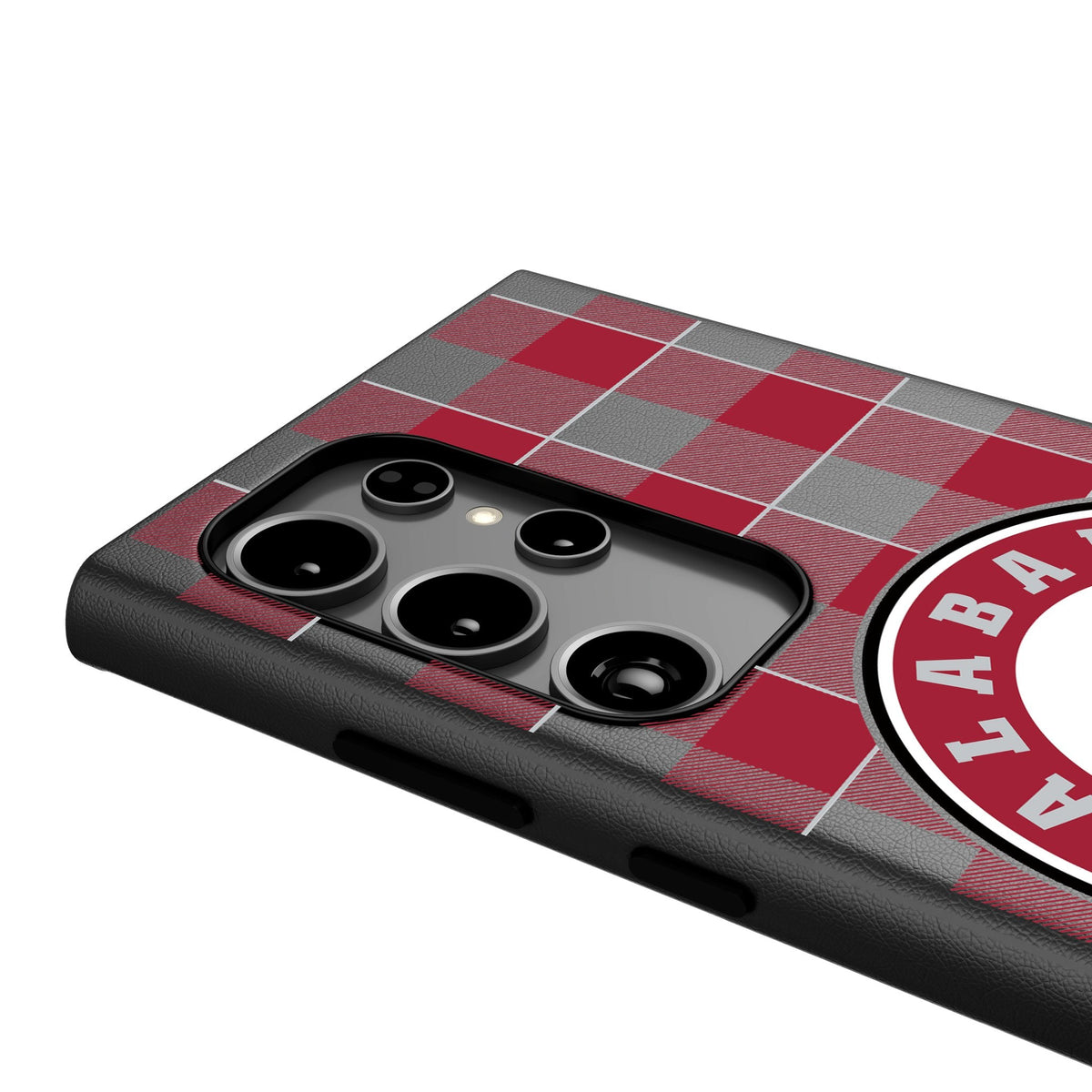 University of Alabama Crimson Tide Plaid MagSafe Compatible Phone Case for Samsung Galaxy 4