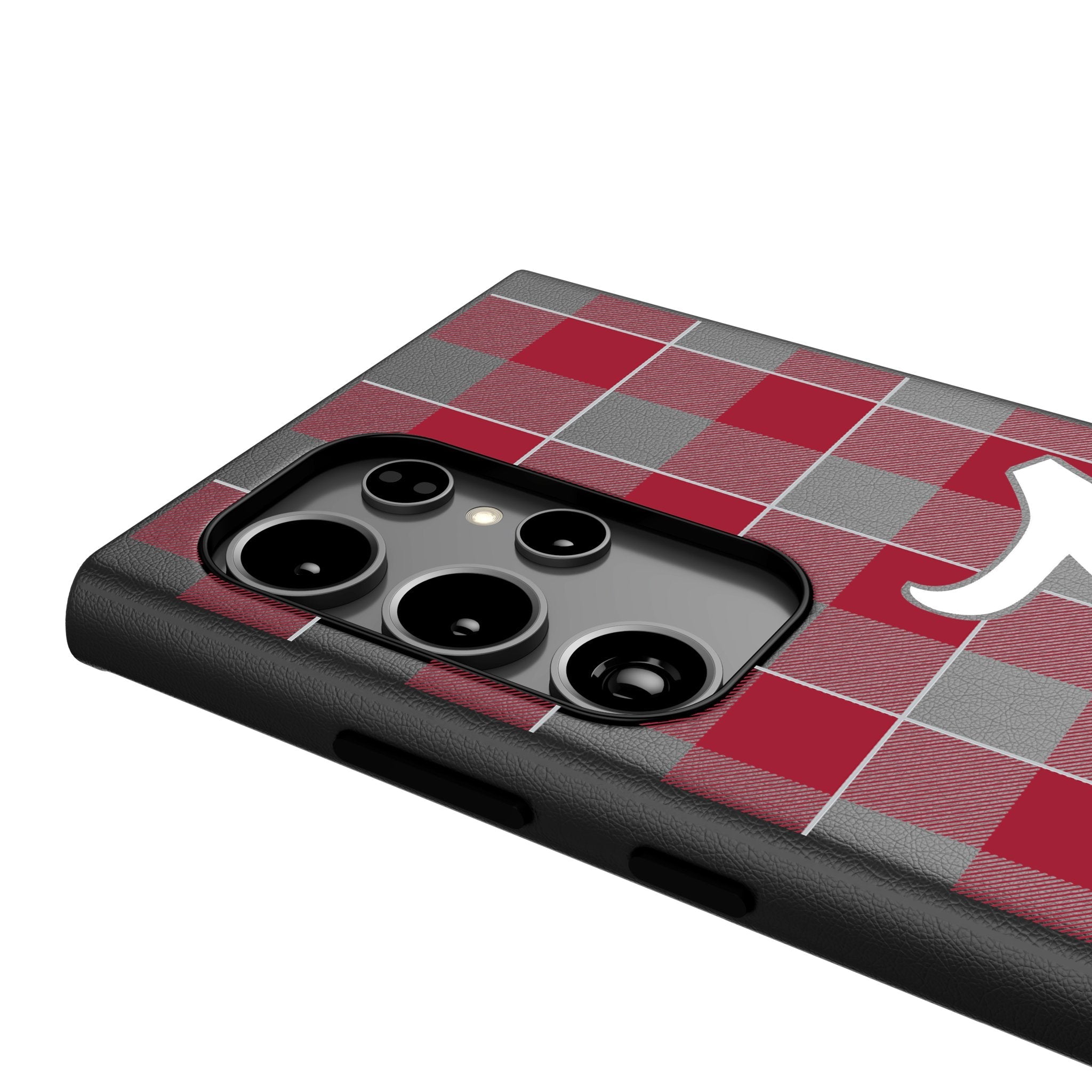 University of Alabama Crimson Tide Script A Plaid MagSafe Compatible Phone Case for Samsung Galaxy 4