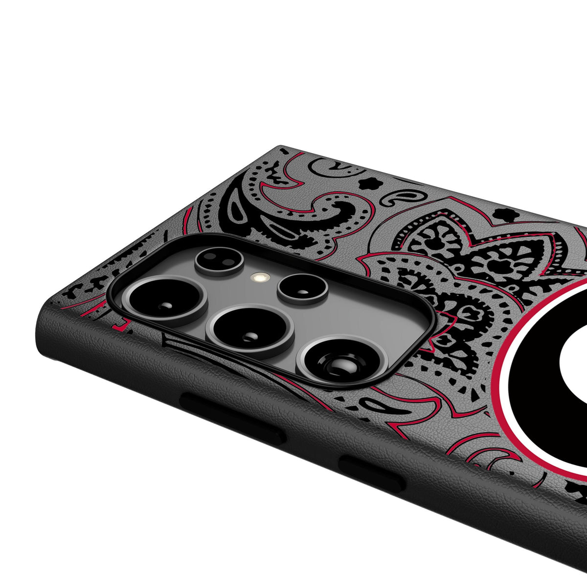 University of Georgia Bulldogs Paisley MagSafe Compatible Phone Case for Samsung Galaxy 4
