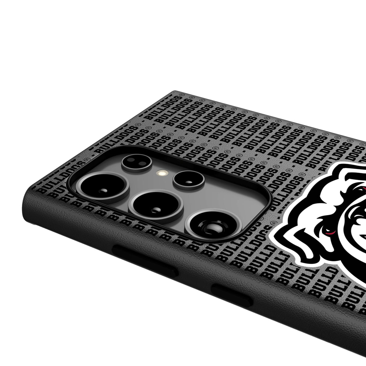University of Georgia Bulldogs Uga Text Backdrop MagSafe Compatible Phone Case for Samsung Galaxy 4