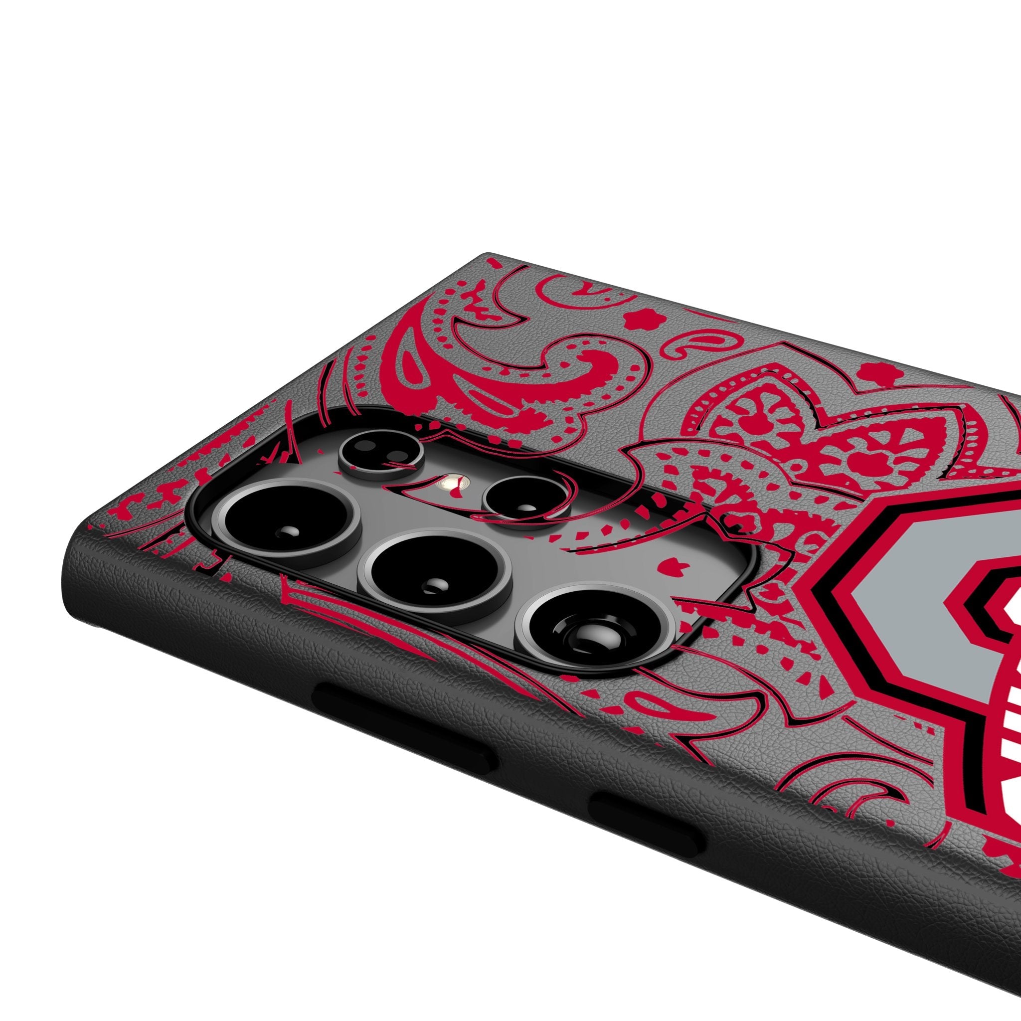 Ohio State University Buckeyes Paisley MagSafe Compatible Phone Case for Samsung Galaxy 4
