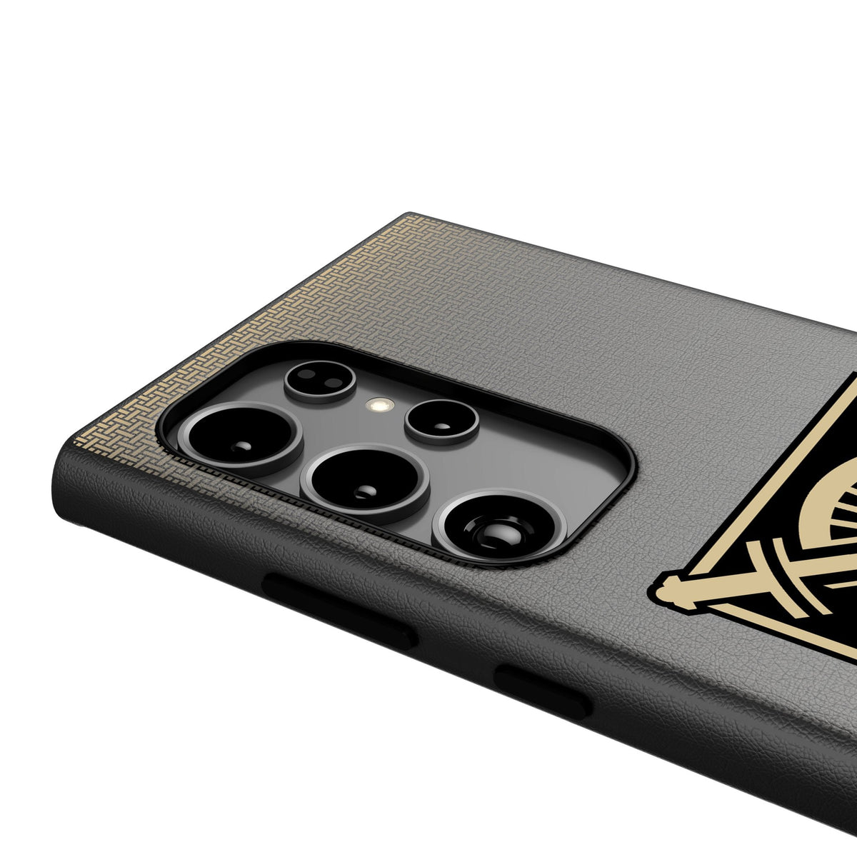 United States Military Academy Black Knights Linen MagSafe Compatible Phone Case for Samsung Galaxy 4