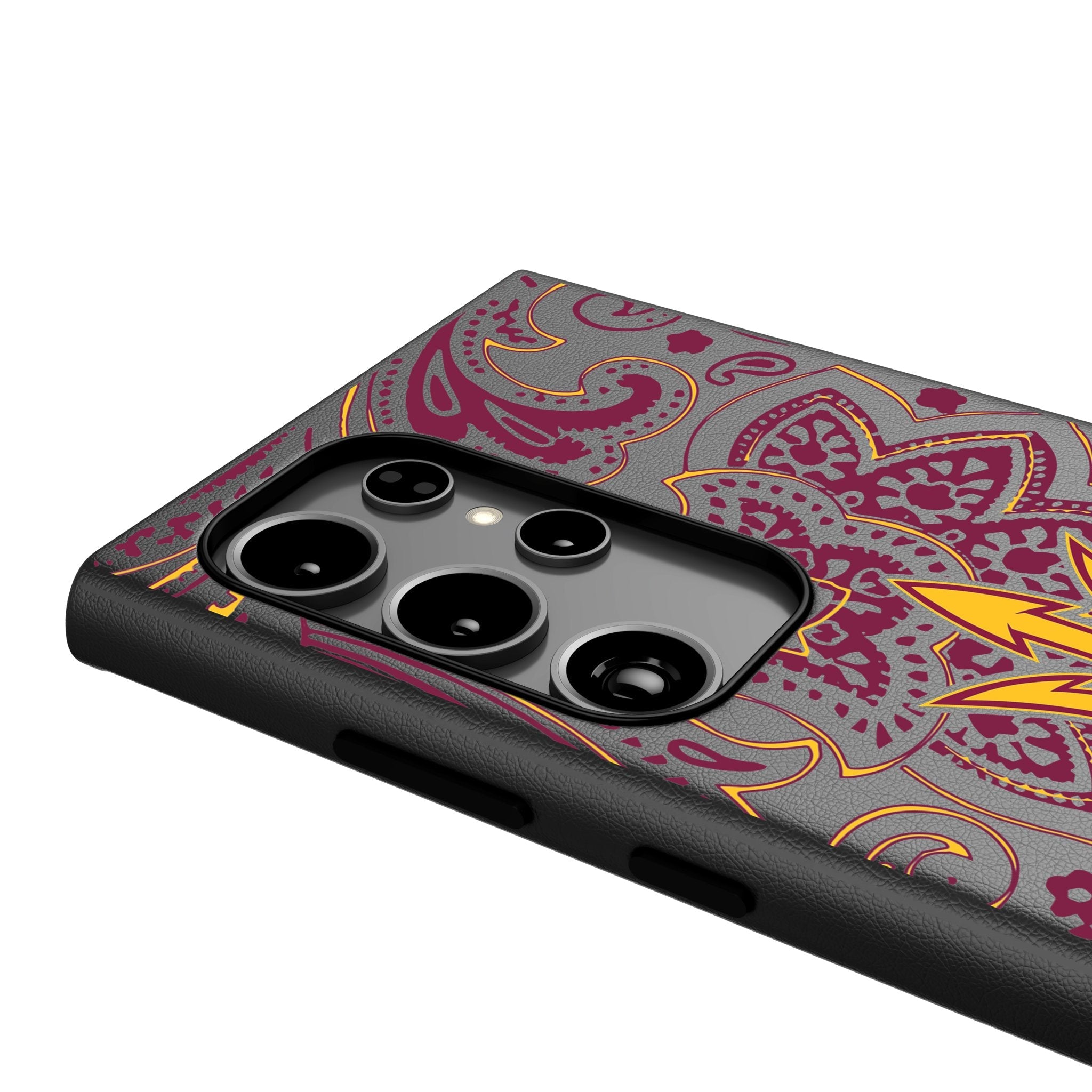 Arizona State University Sun Devils Paisley MagSafe Compatible Phone Case for Samsung Galaxy 4