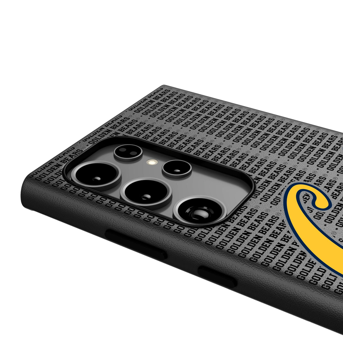 University of California Berkeley Golden Bears Text Backdrop MagSafe Compatible Phone Case for Samsung Galaxy 4